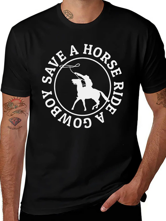 Save A Horse Ride A Cowboy Soft Cotton Short Sleeve Tee – Unisex Wardrobe Staple