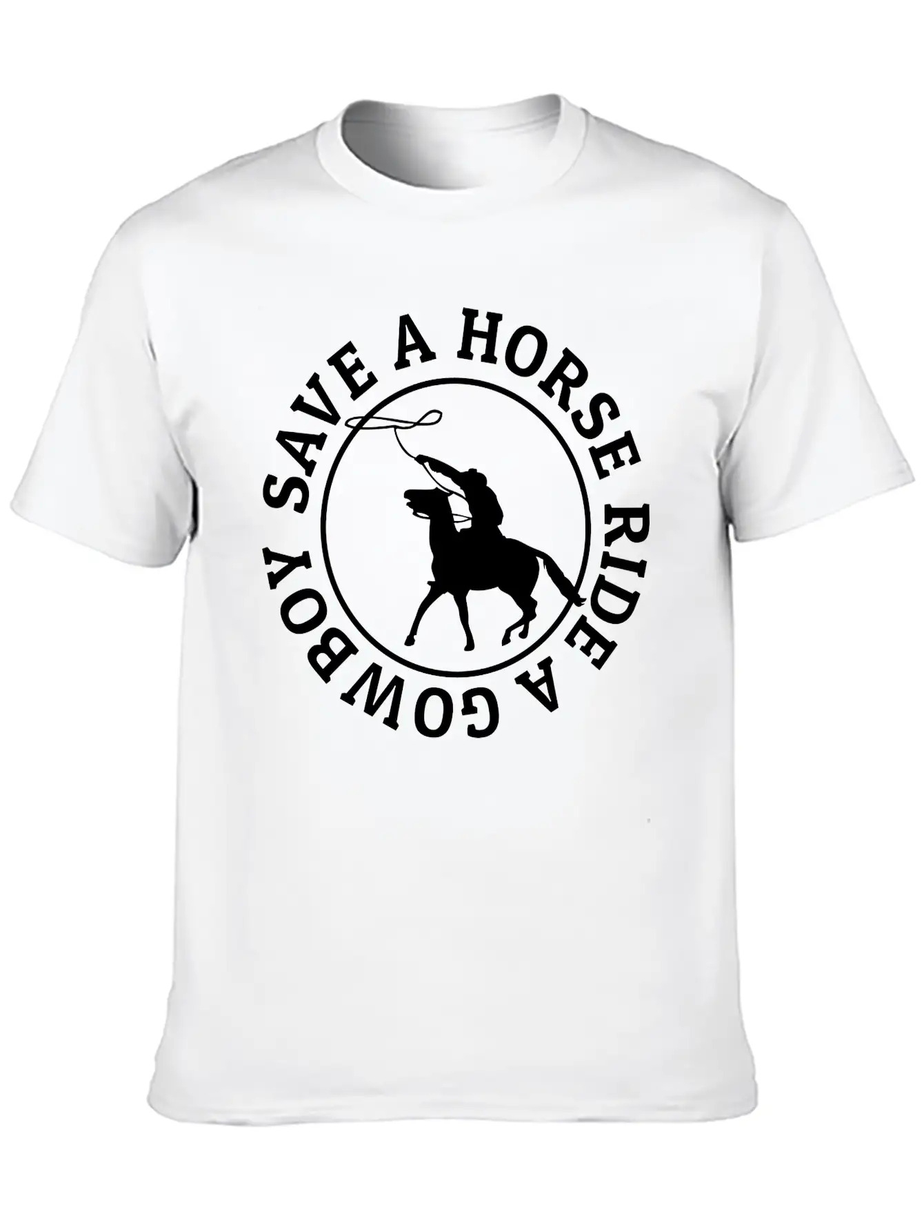 Save A Horse Ride A Cowboy Soft Cotton Short Sleeve Tee – Unisex Wardrobe Staple