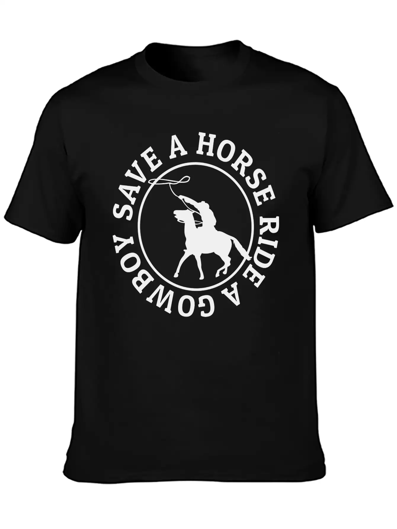 Save A Horse Ride A Cowboy Soft Cotton Short Sleeve Tee – Unisex Wardrobe Staple