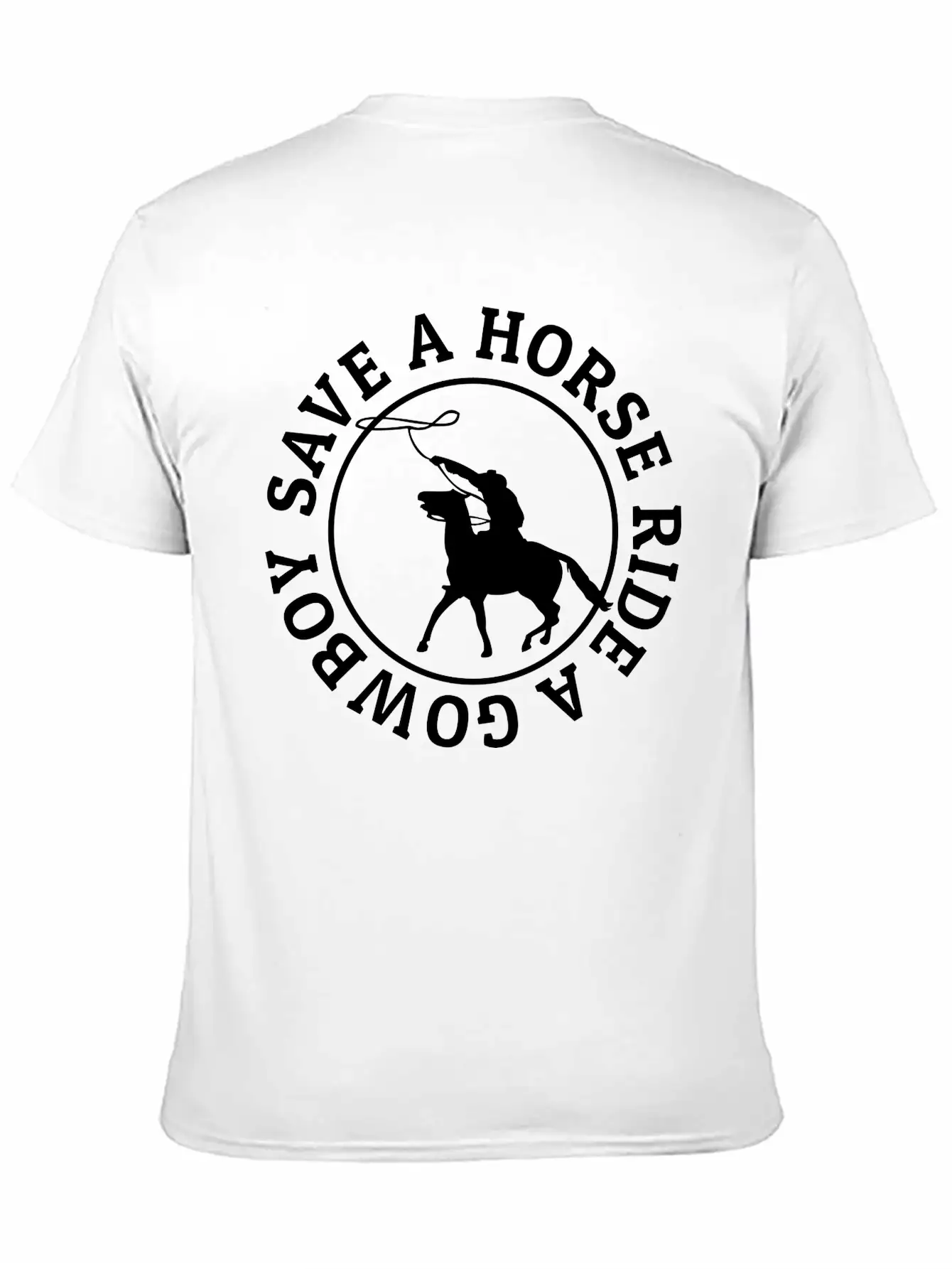 Save A Horse Ride A Cowboy Soft Cotton Short Sleeve Tee – Unisex Wardrobe Staple