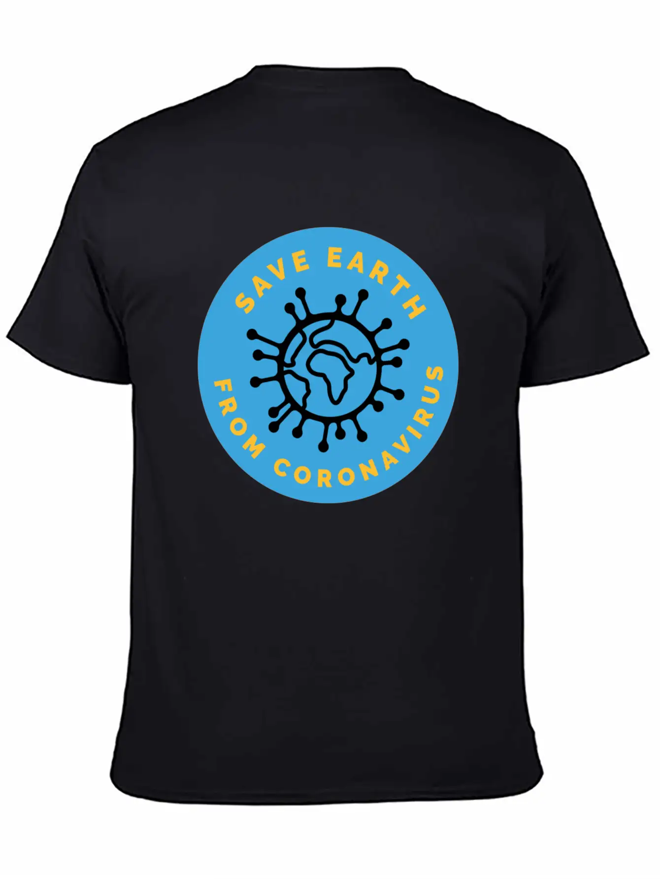 Save Earth From Coronavirus Modern Fit Casual T-Shirt ��� Clean And Versatile Design