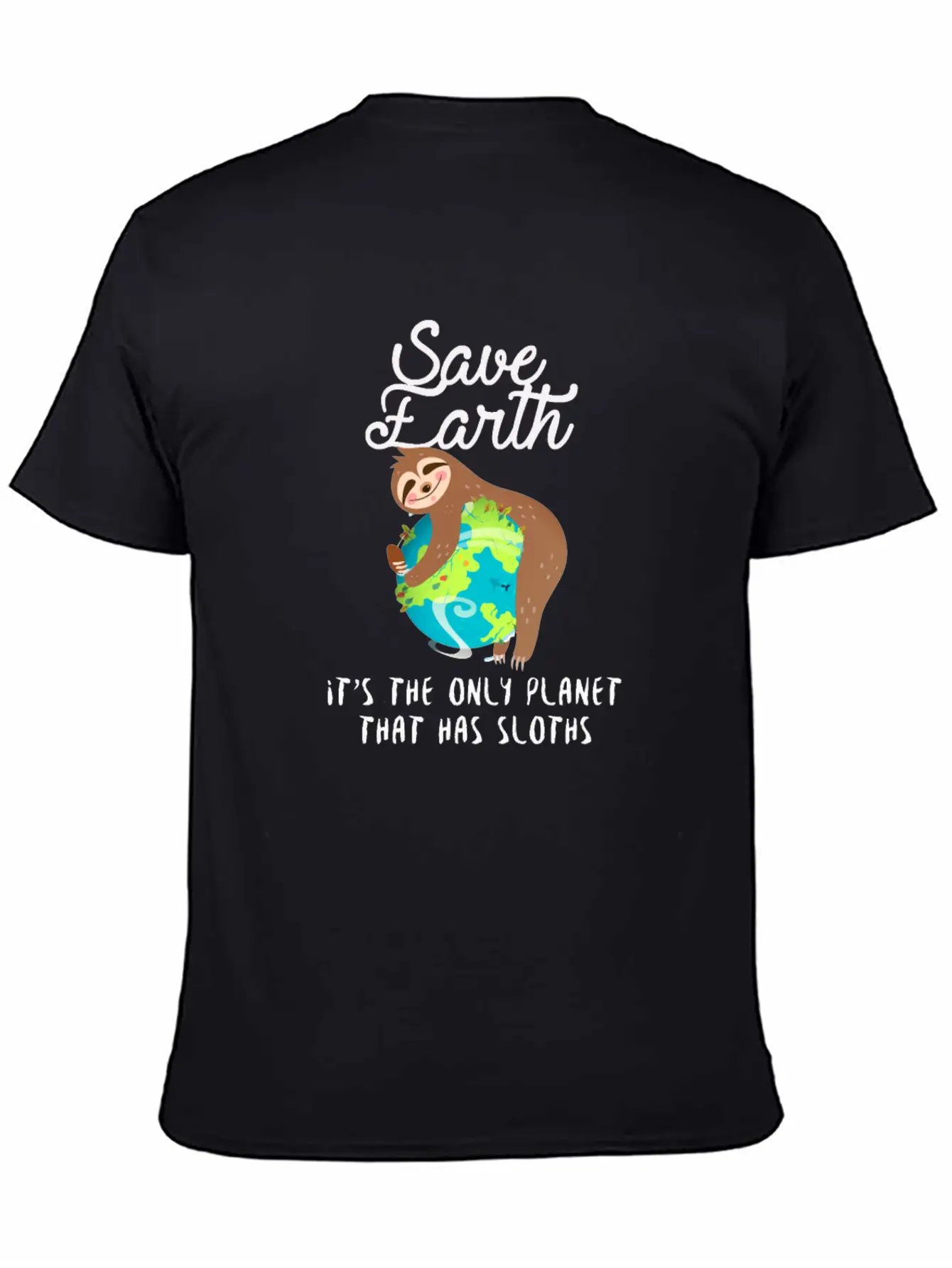 Save Earth - Sloth Lover - Environmentalist Unisex Casual T-Shirt – Clean Design For Daily Comfort