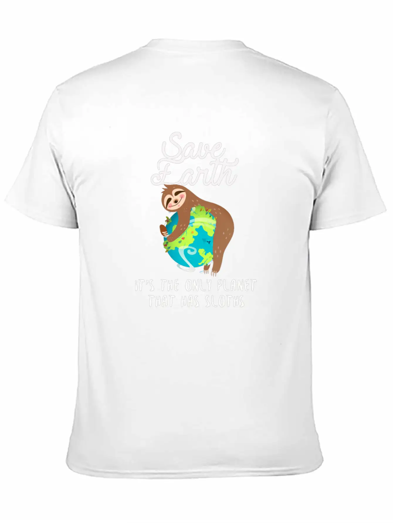 Save Earth - Sloth Lover - Environmentalist Unisex Casual T-Shirt – Clean Design For Daily Comfort