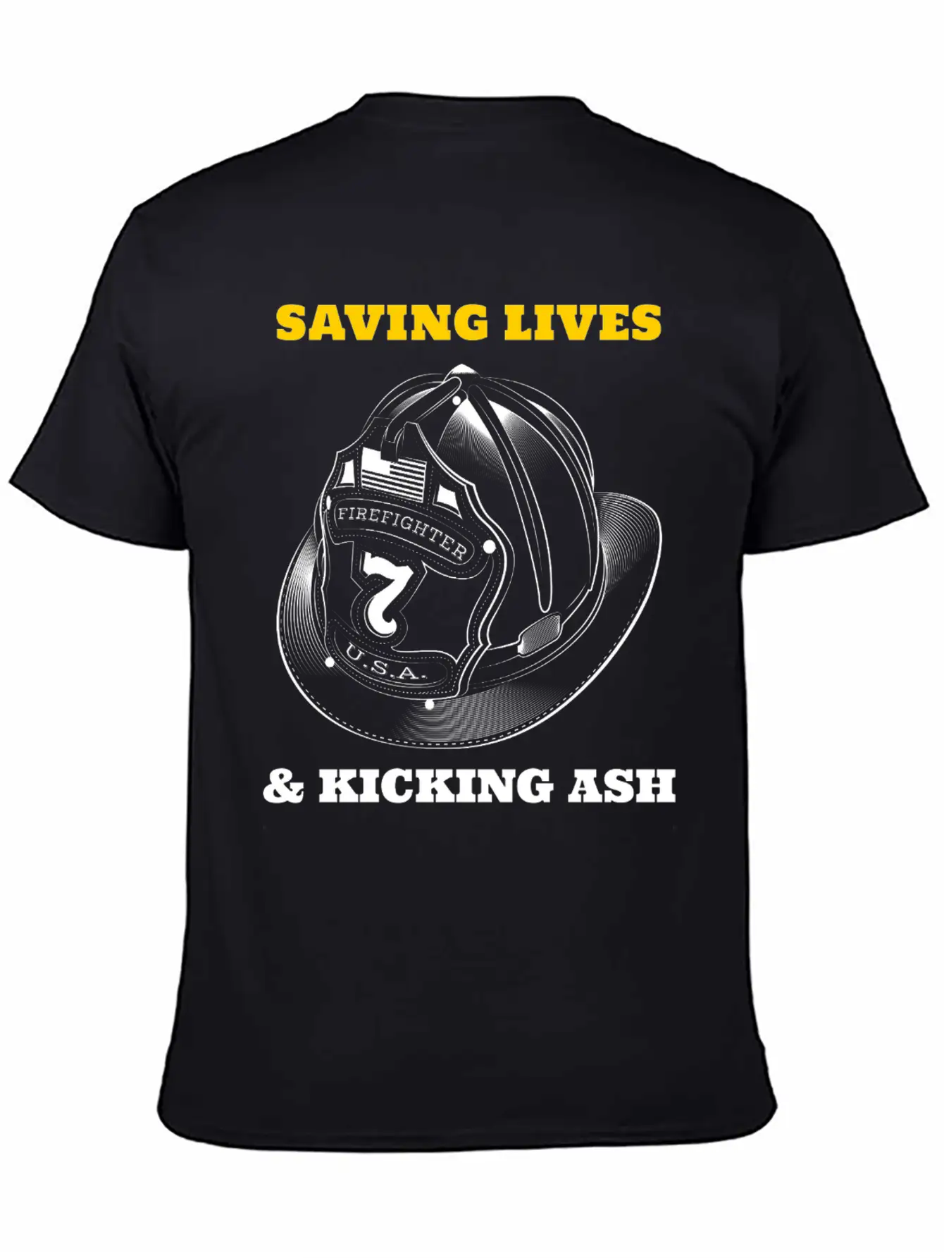 SAVING LIVES AND KICKING ASH Unisex Casual T-Shirt – Clean Design For Daily Comfort