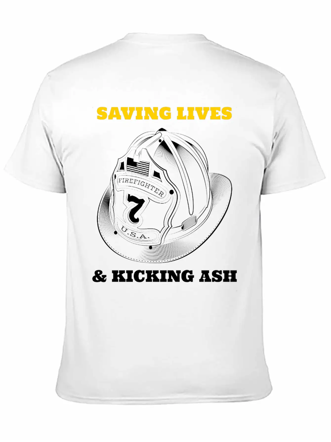 SAVING LIVES AND KICKING ASH Unisex Casual T-Shirt – Clean Design For Daily Comfort