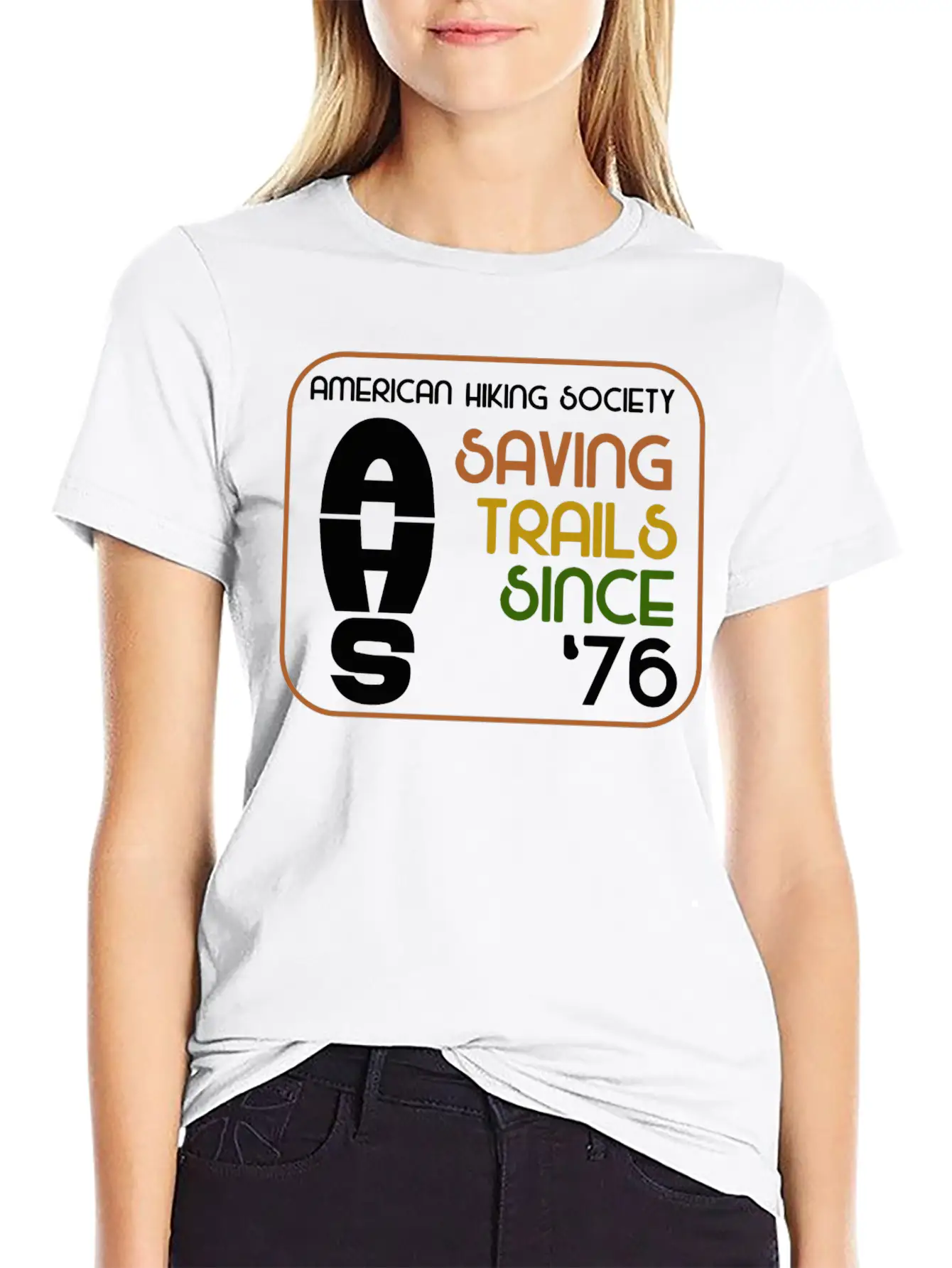 Saving Trails Since '76 Unisex Casual T-Shirt – Clean Design For Daily Comfort