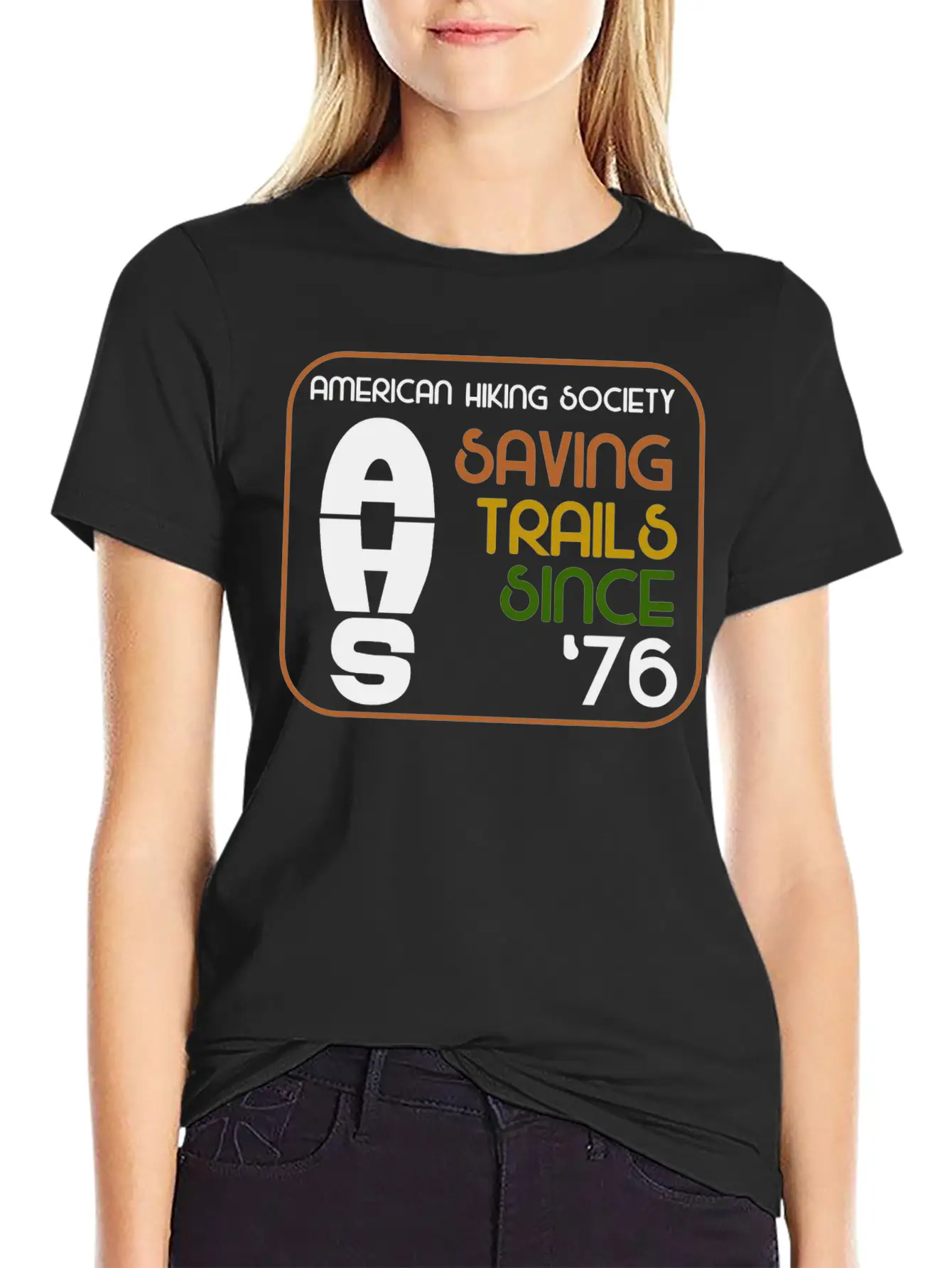 Saving Trails Since '76 Unisex Casual T-Shirt – Clean Design For Daily Comfort