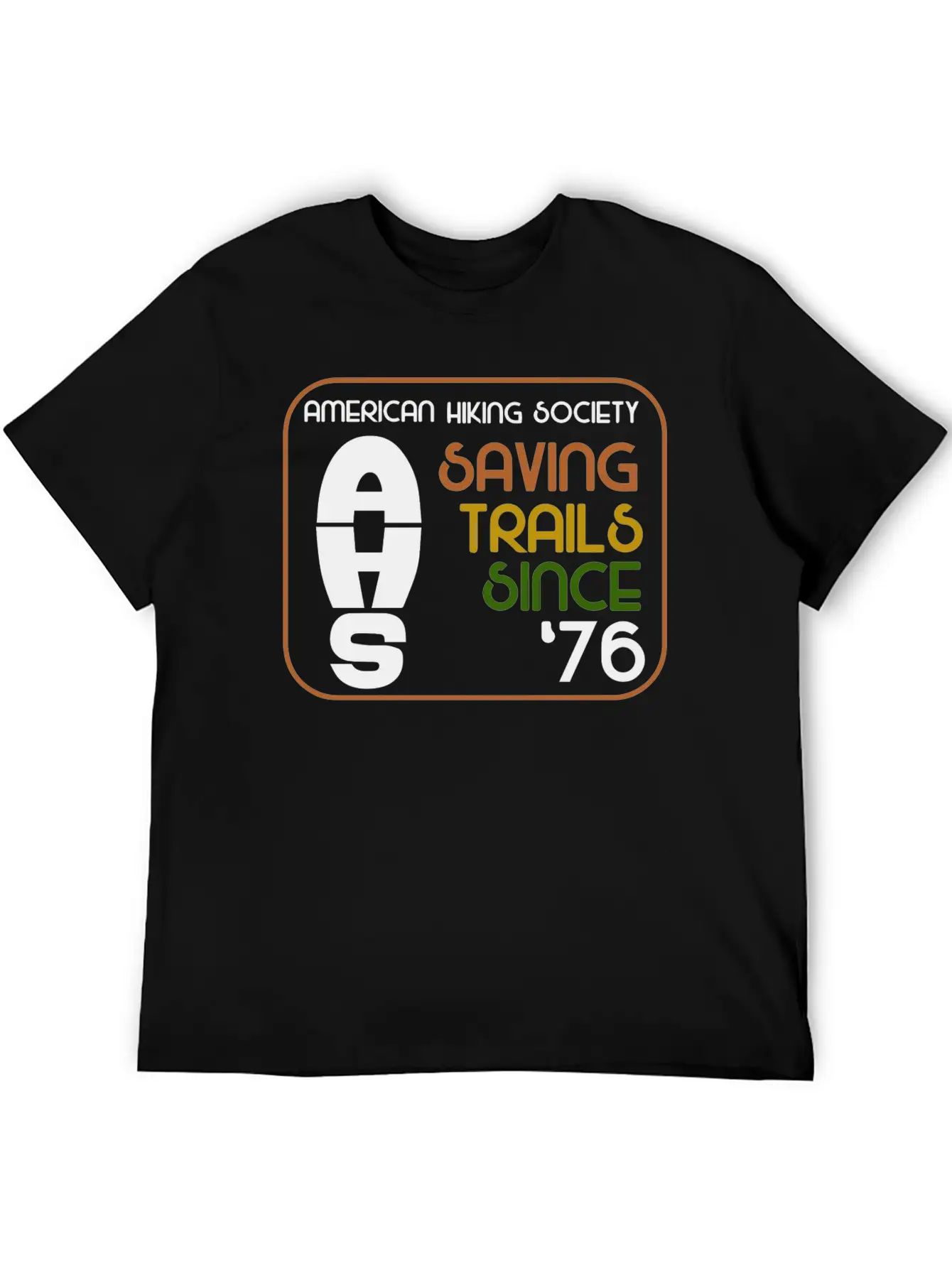 Saving Trails Since '76 Unisex Casual T-Shirt – Clean Design For Daily Comfort