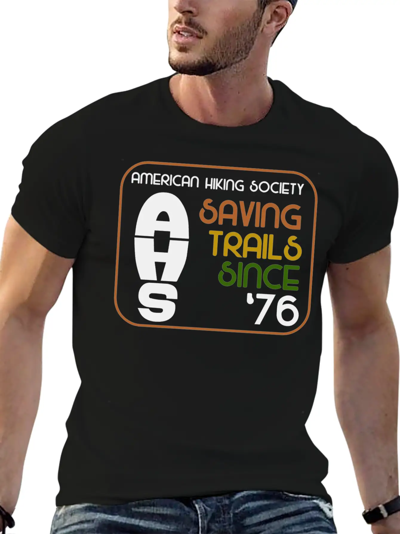 Saving Trails Since '76 Unisex Casual T-Shirt – Clean Design For Daily Comfort
