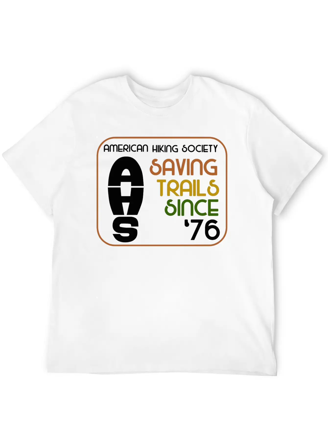 Saving Trails Since '76 Unisex Casual T-Shirt – Clean Design For Daily Comfort