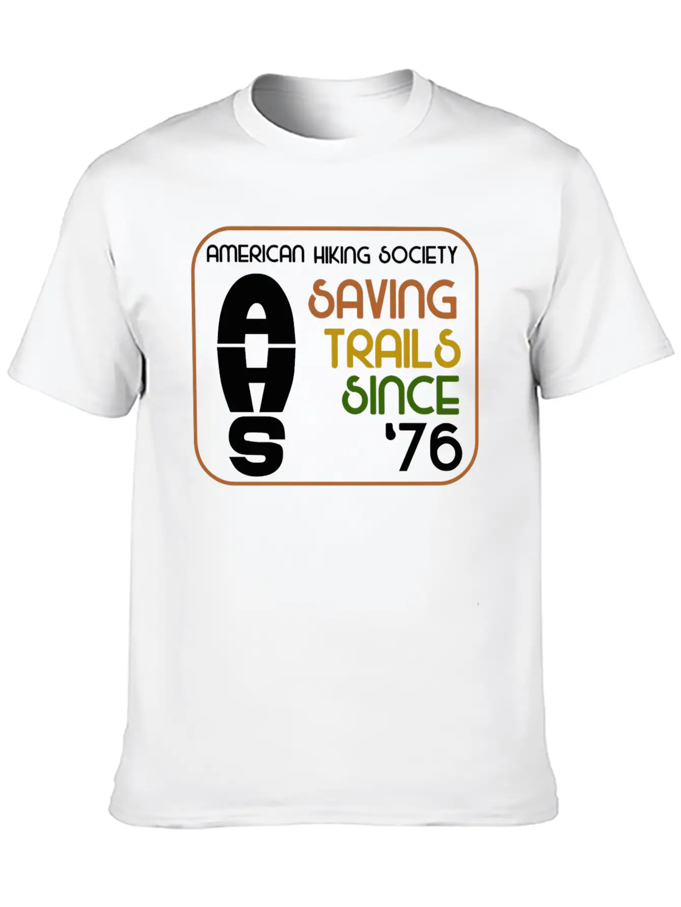Saving Trails Since '76 Unisex Casual T-Shirt – Clean Design For Daily Comfort