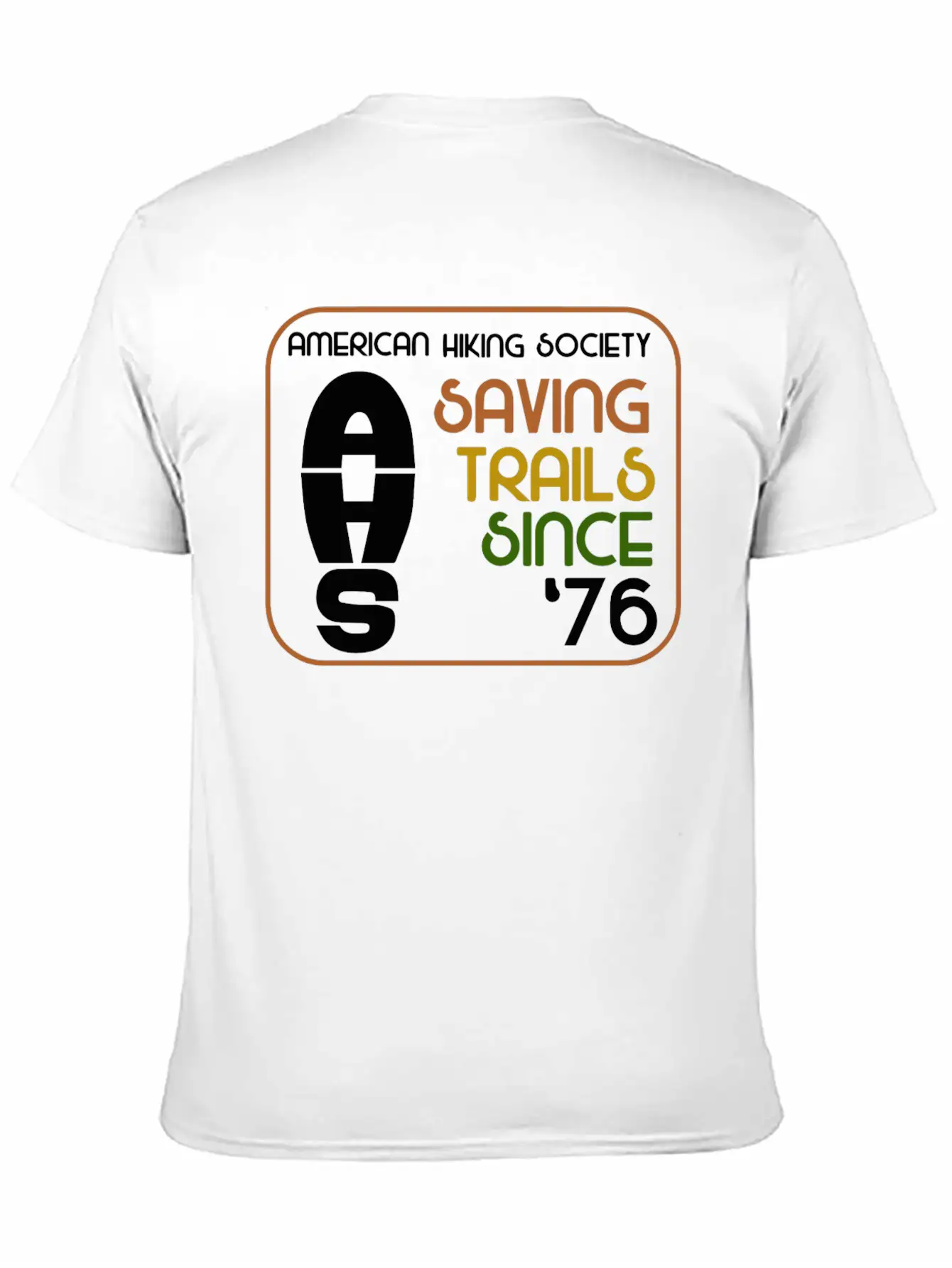 Saving Trails Since '76 Unisex Casual T-Shirt – Clean Design For Daily Comfort