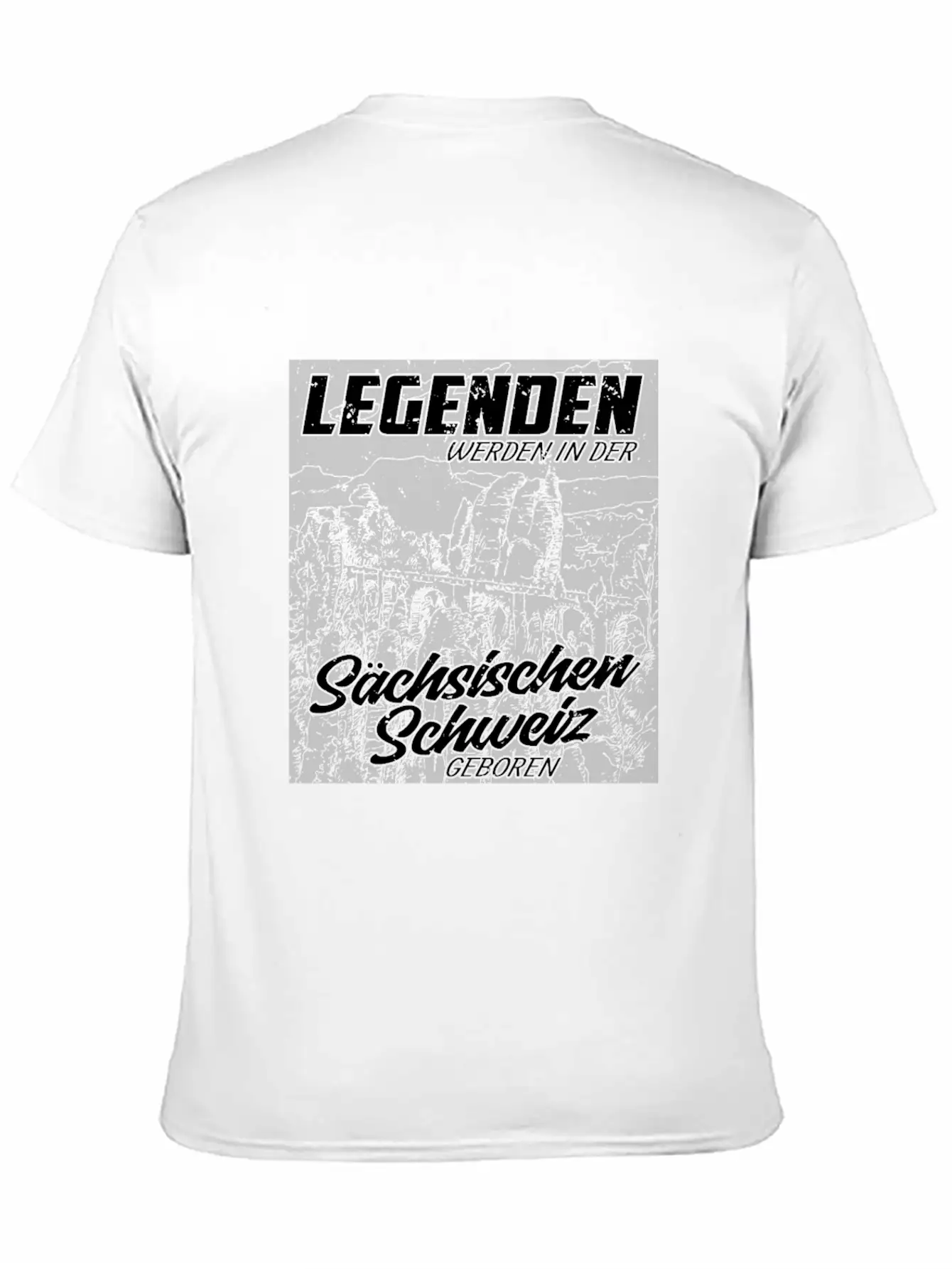 Saxon Switzerland Bastei Bridge Unisex Casual T-Shirt – Clean Design For Daily Comfort