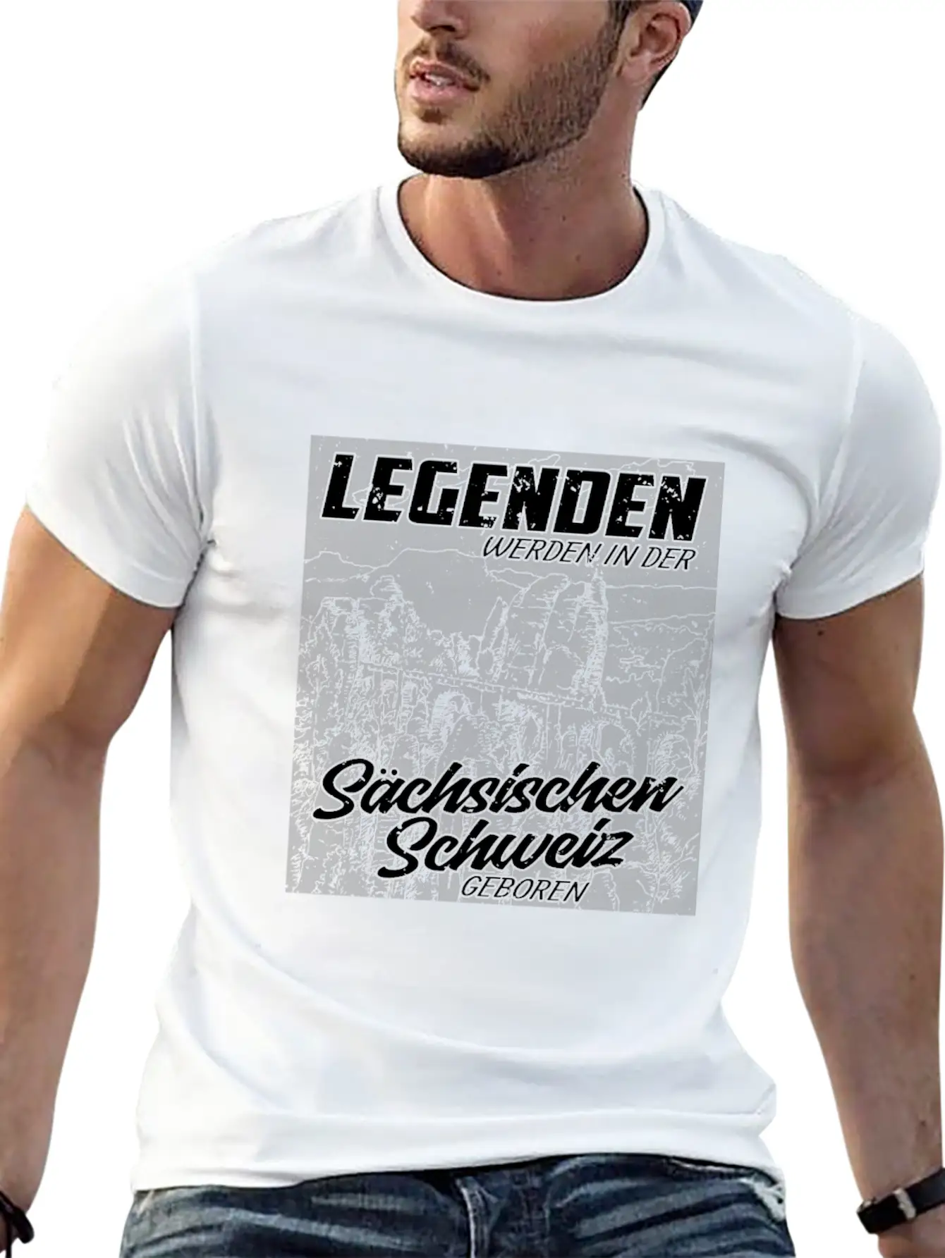 Saxon Switzerland Bastei Bridge Unisex Casual T-Shirt – Clean Design For Daily Comfort