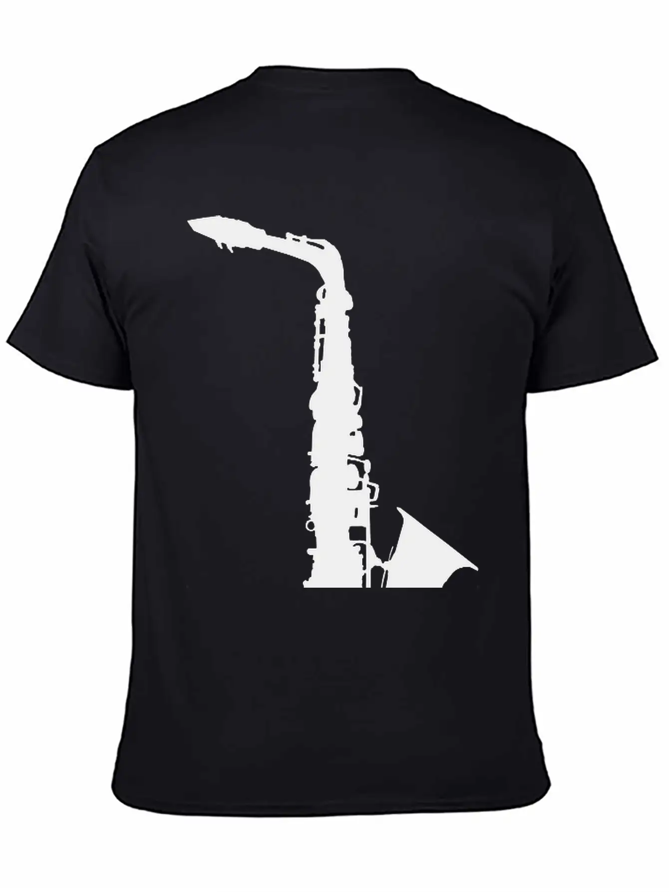 Saxophone Comfortable Minimalist Graphic Tee – Summer Style Essential