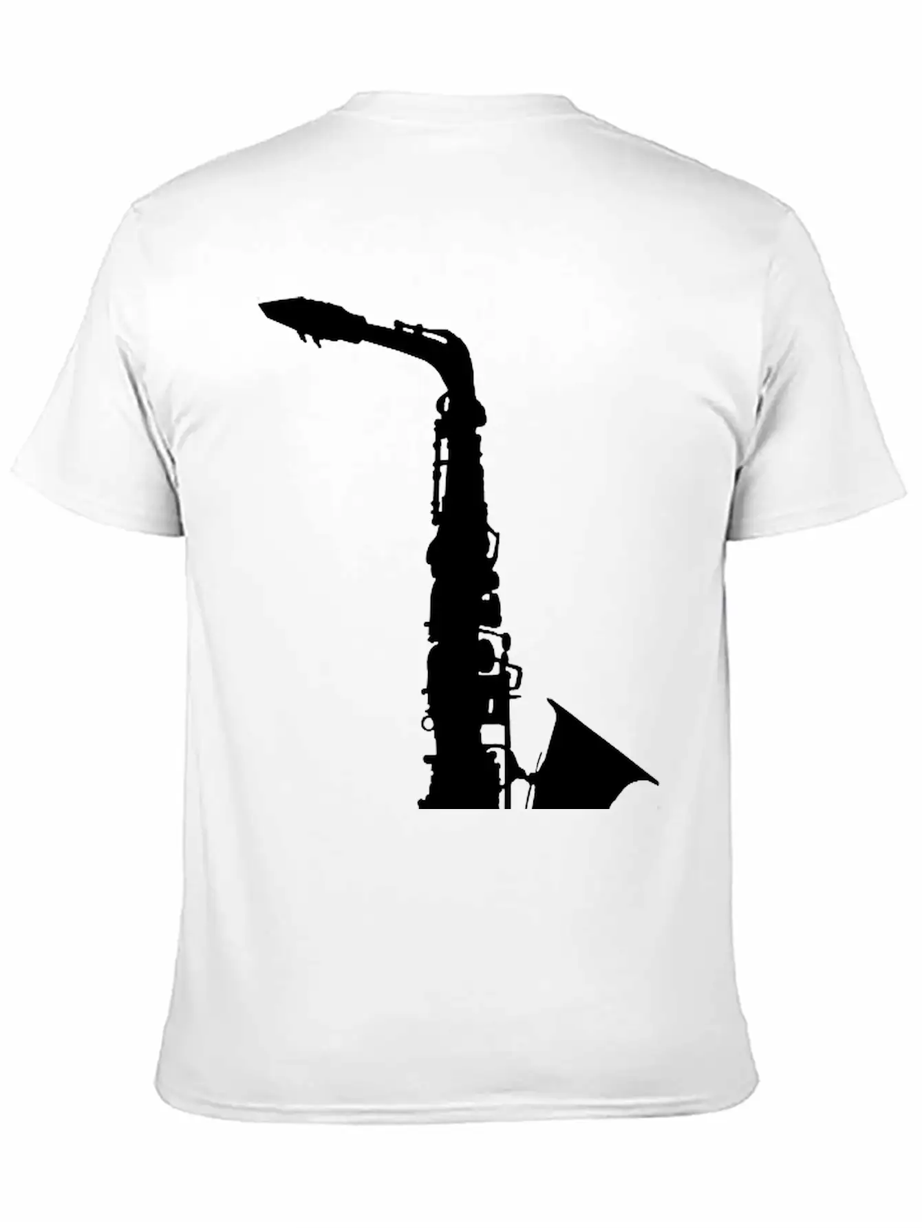 Saxophone Comfortable Minimalist Graphic Tee – Summer Style Essential