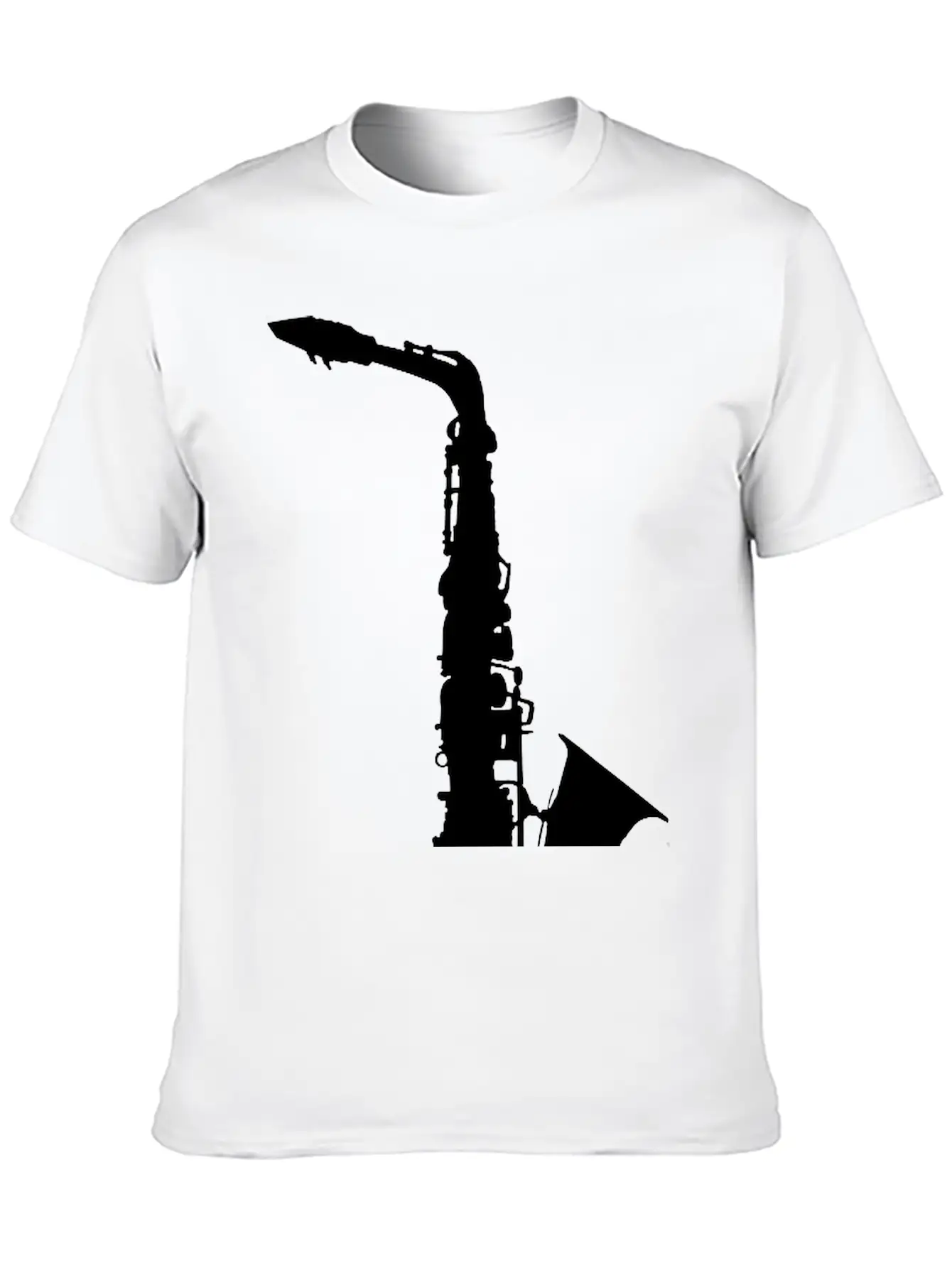 Saxophone Comfortable Minimalist Graphic Tee – Summer Style Essential