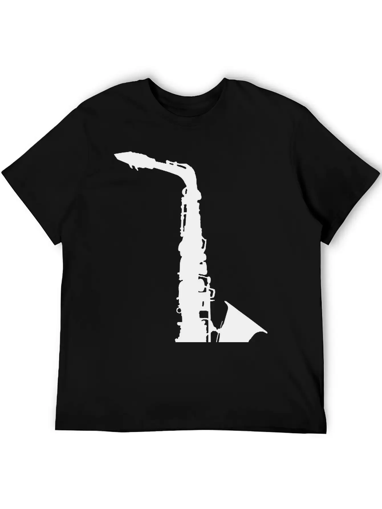 Saxophone Comfortable Minimalist Graphic Tee – Summer Style Essential