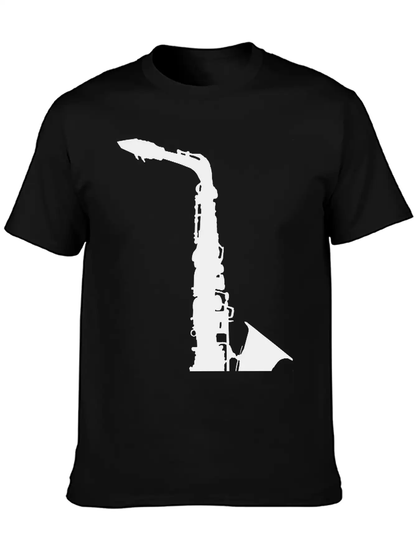 Saxophone Comfortable Minimalist Graphic Tee – Summer Style Essential