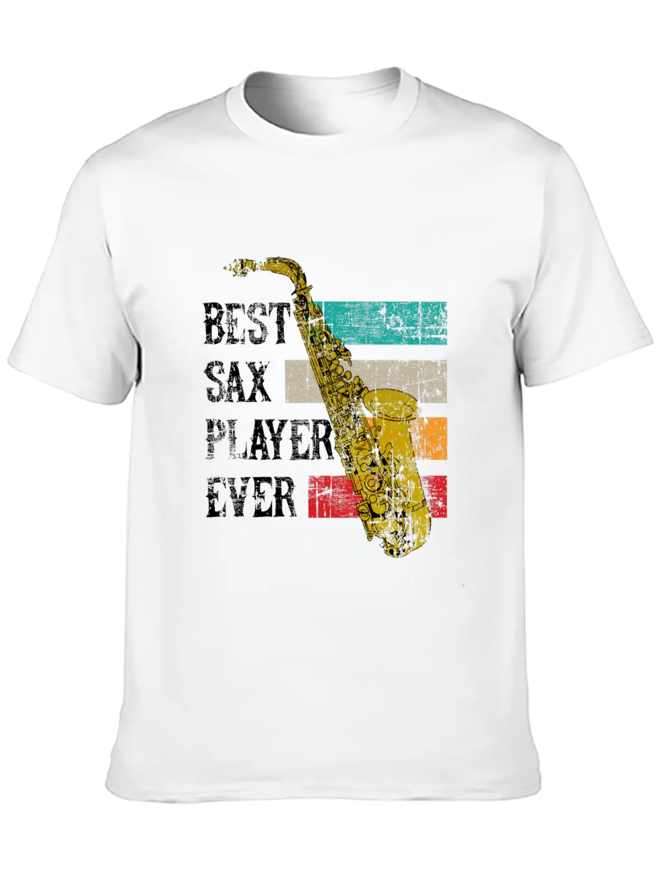 Saxophone Jazz Sax Gift Music Instrument Essential Cotton Tee For Daily Outfits – Unisex Style