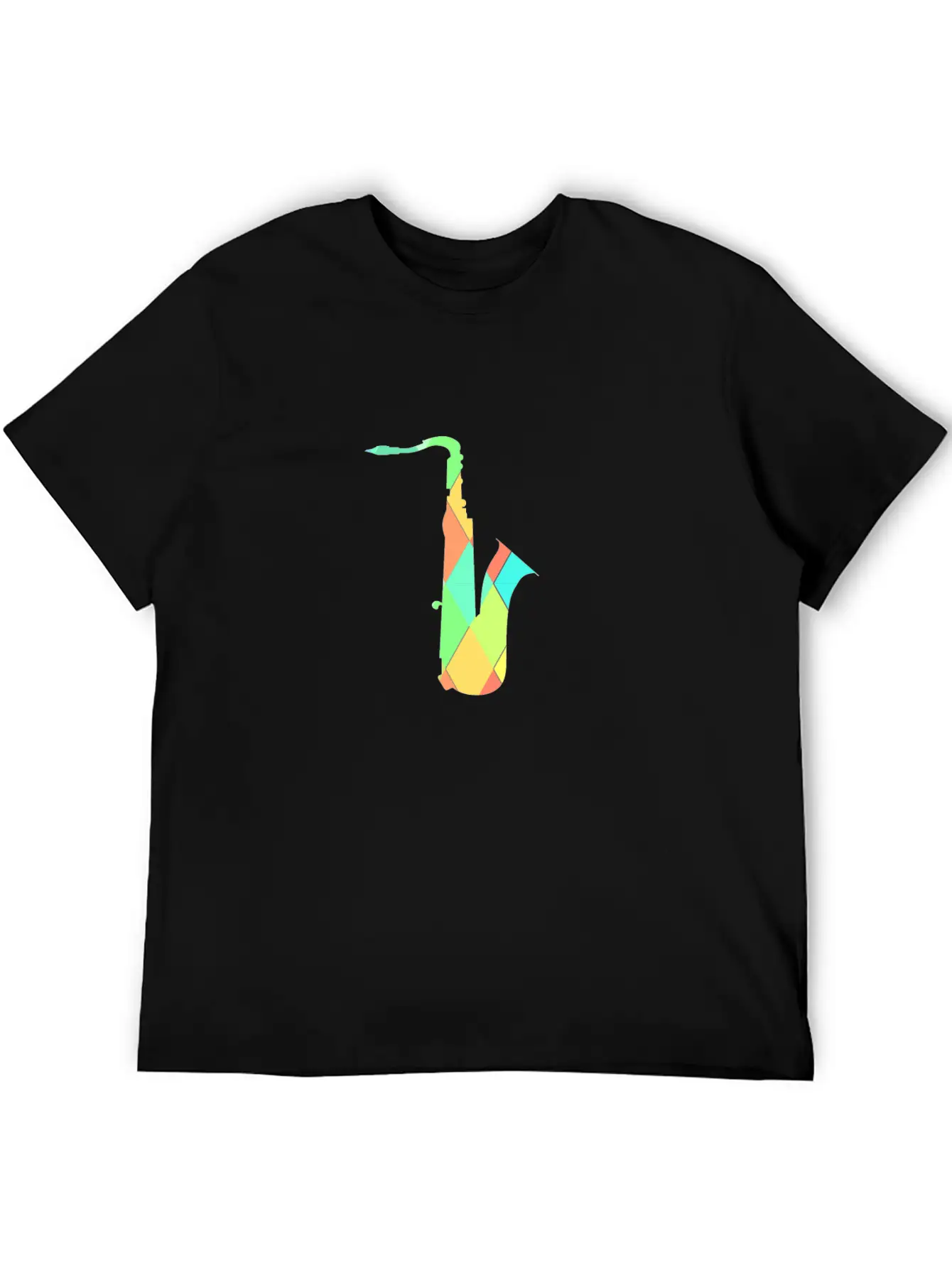 Saxophone Lightweight Cotton T-Shirt – Daily Comfort Graphic Shirt