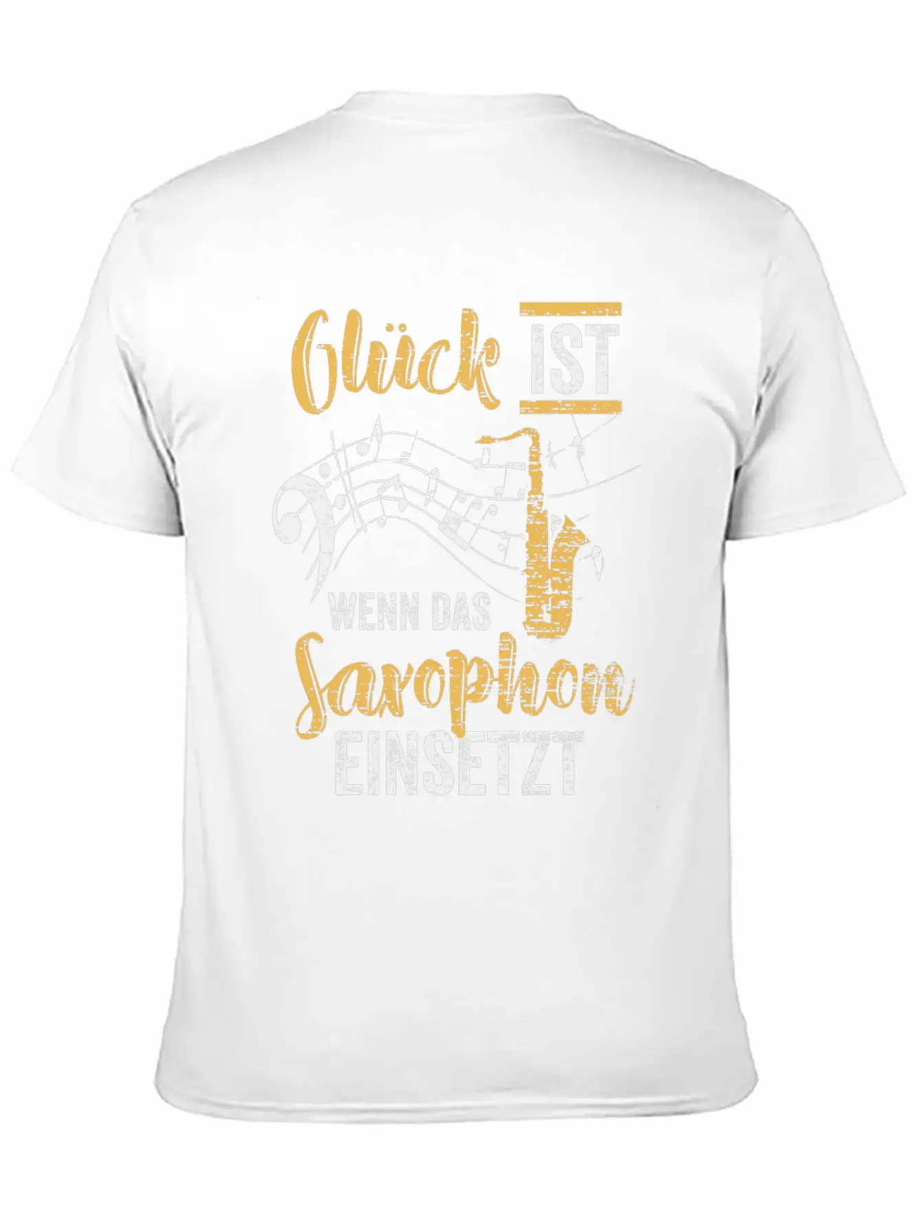 Saxophone Music Band Stylish Everyday T-Shirt – Unisex Basic Cotton Tee