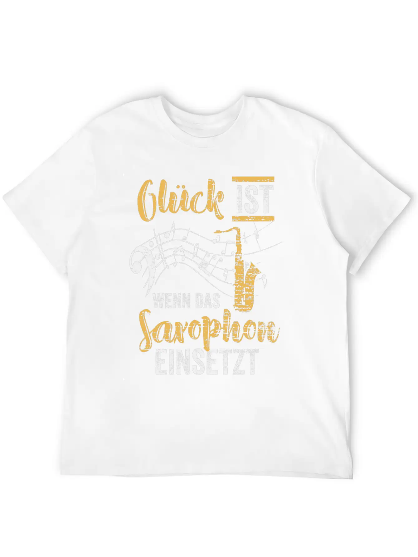 Saxophone Music Band Stylish Everyday T-Shirt – Unisex Basic Cotton Tee