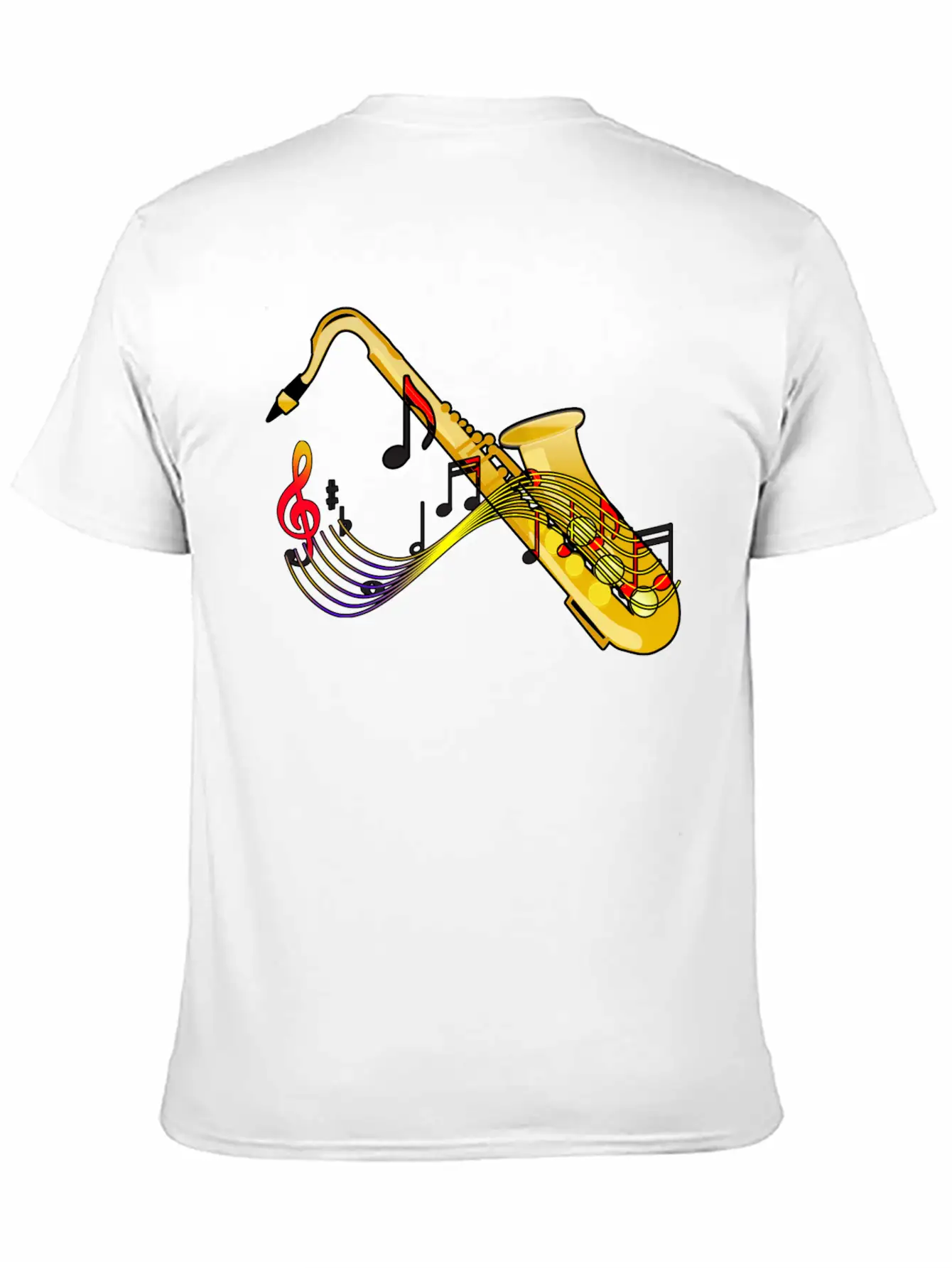 Saxophone Sax Jazz Music T Shirt Unisex Casual T-Shirt – Clean Design For Daily Comfort
