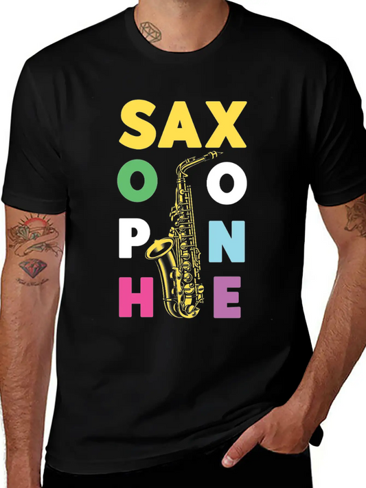 Saxophone Saxophone Unisex Casual T-Shirt – Clean Design For Daily Comfort