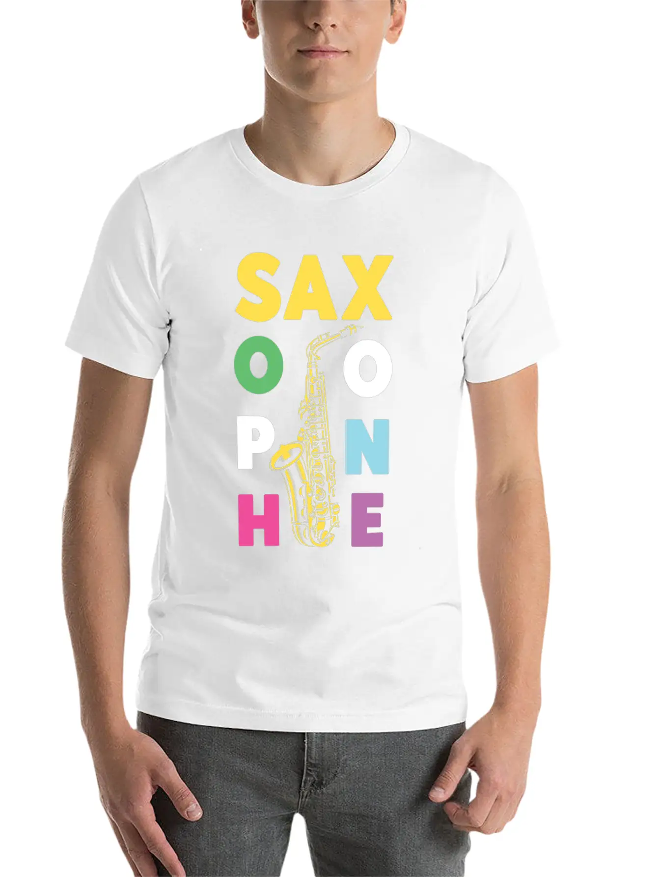 Saxophone Saxophone Unisex Casual T-Shirt – Clean Design For Daily Comfort
