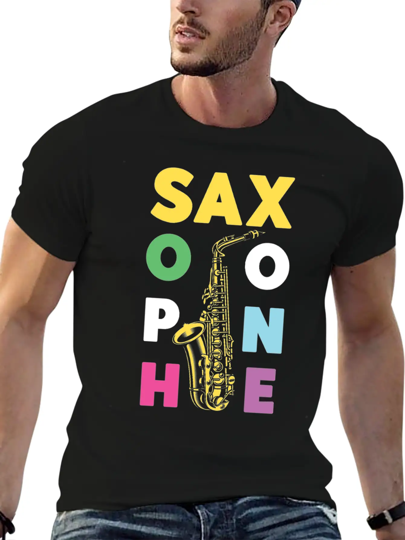 Saxophone Saxophone Unisex Casual T-Shirt – Clean Design For Daily Comfort
