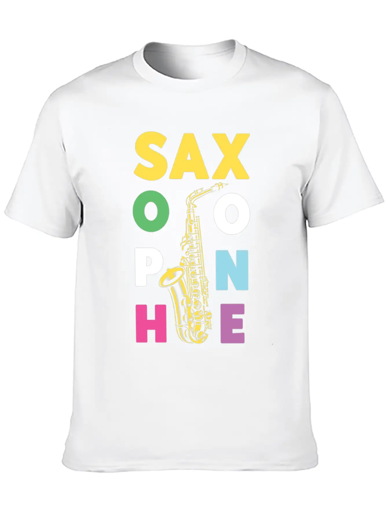 Saxophone Saxophone Unisex Casual T-Shirt – Clean Design For Daily Comfort