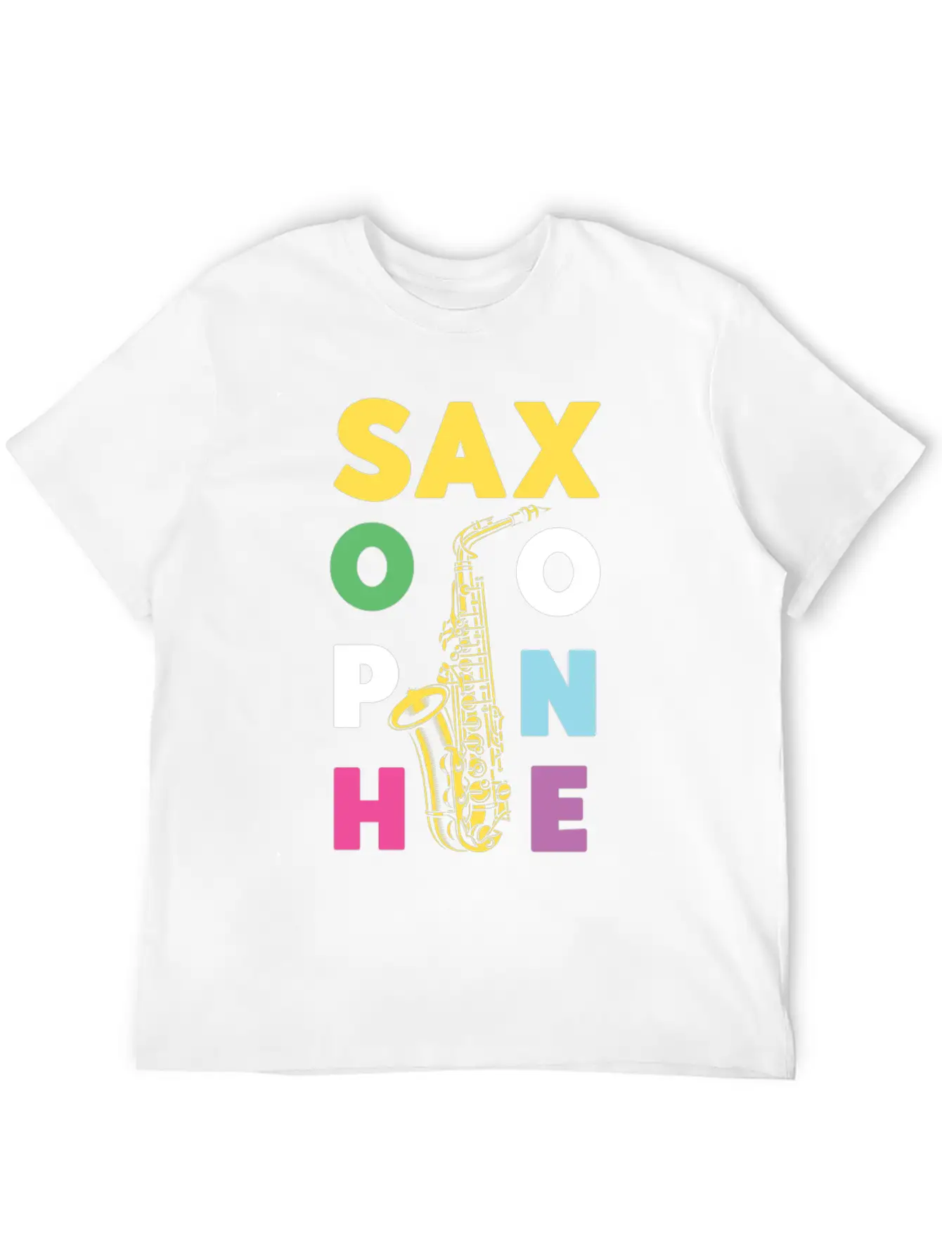 Saxophone Saxophone Unisex Casual T-Shirt – Clean Design For Daily Comfort