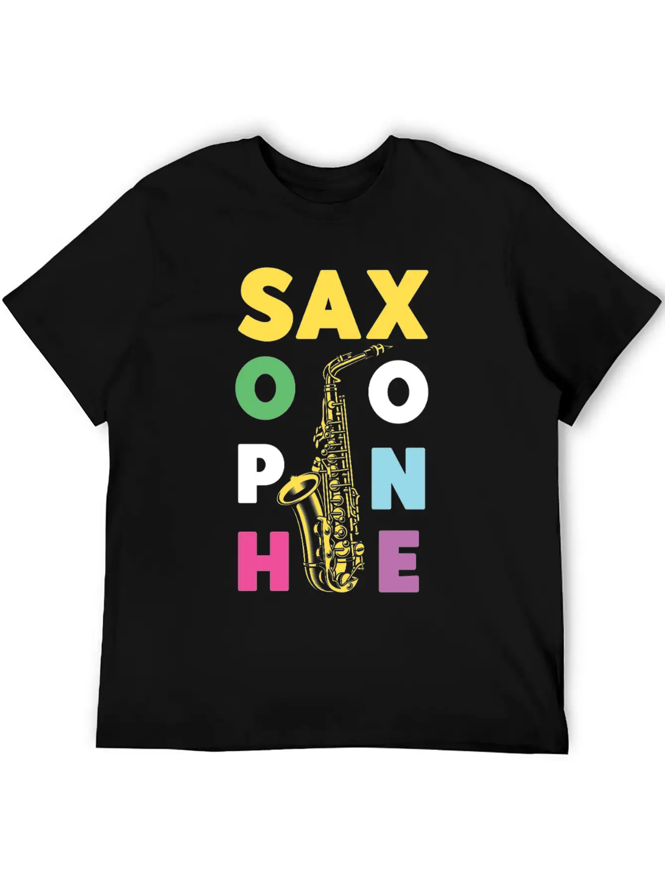 Saxophone Saxophone Unisex Casual T-Shirt – Clean Design For Daily Comfort