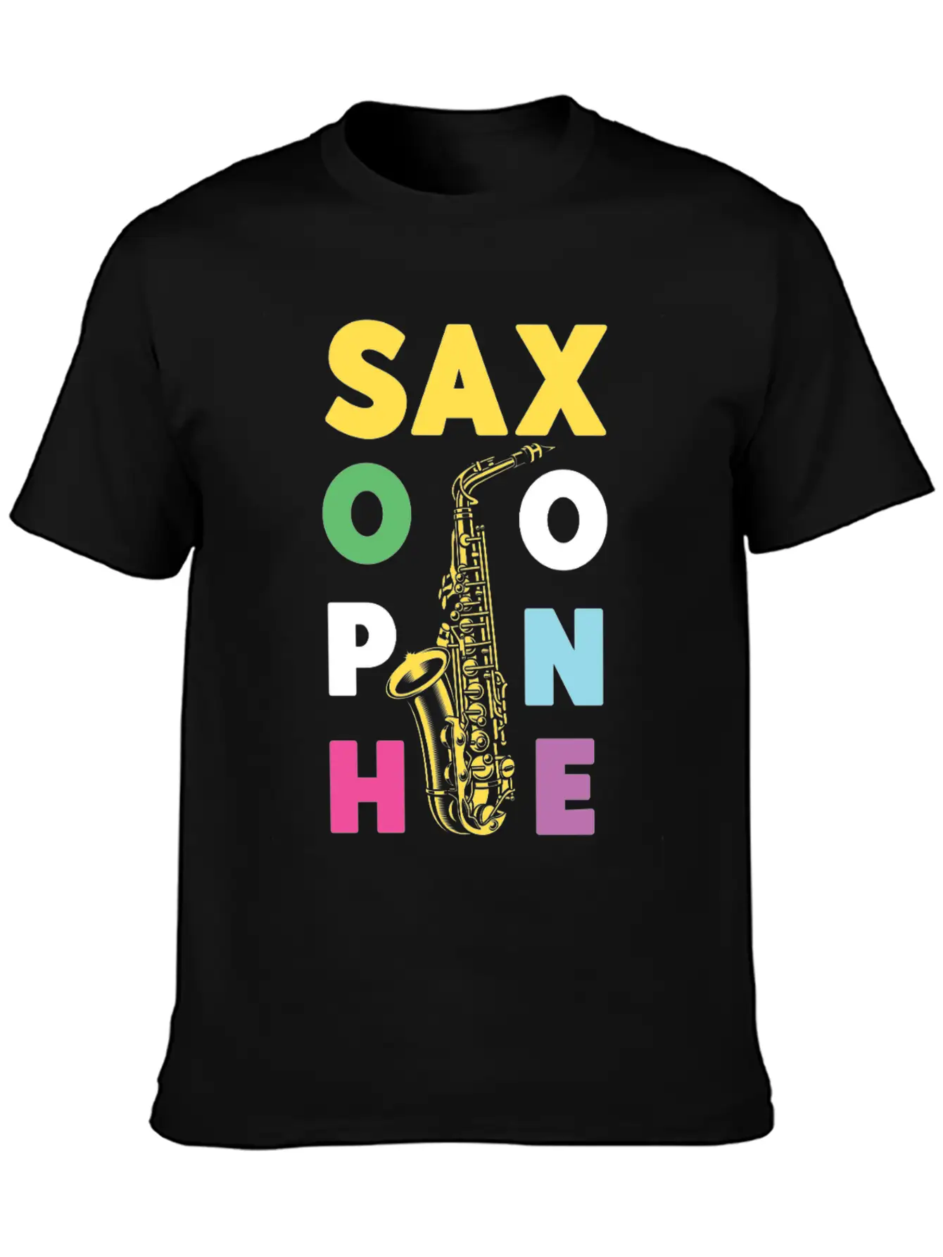 Saxophone Saxophone Unisex Casual T-Shirt – Clean Design For Daily Comfort