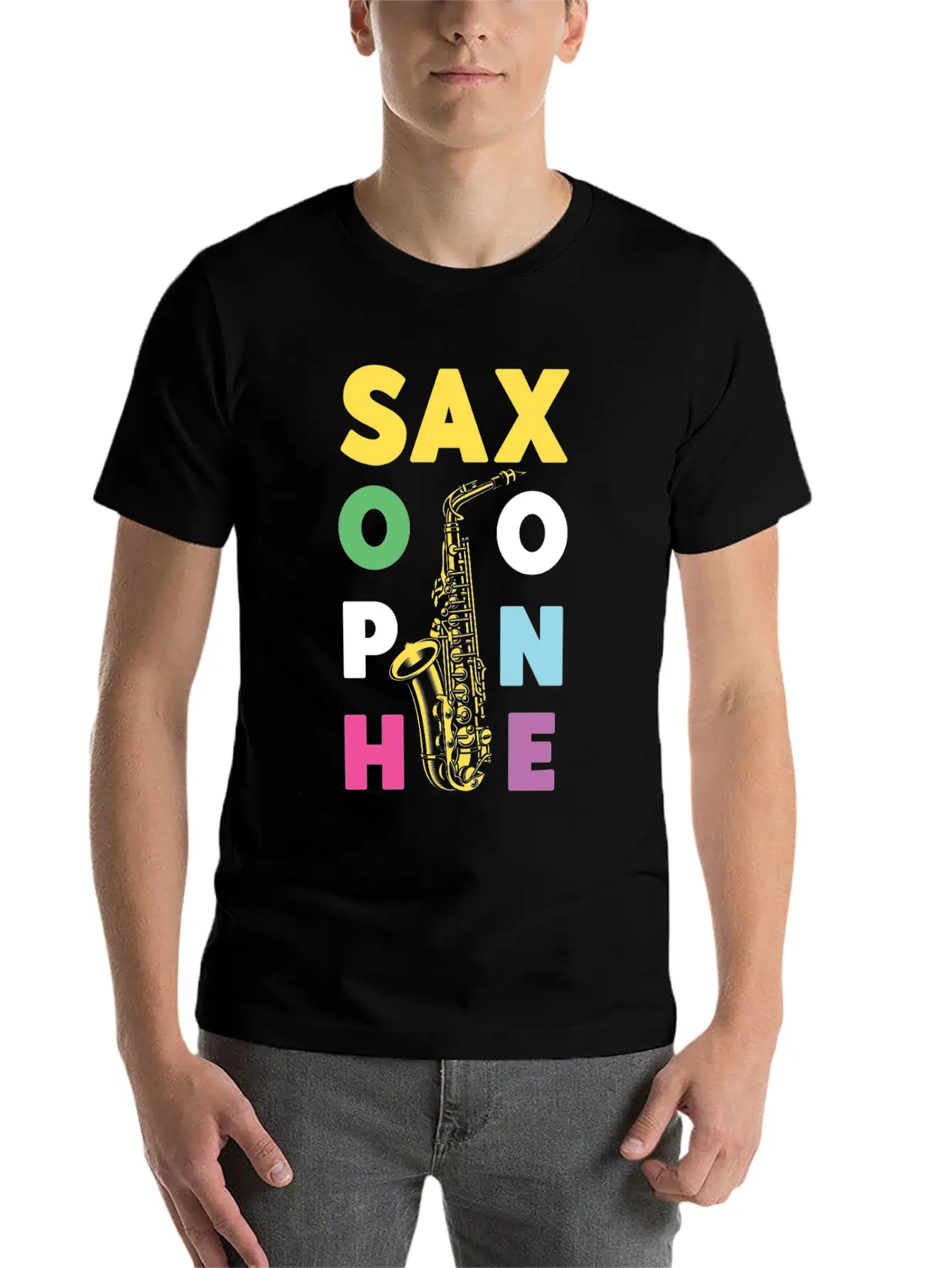 Saxophone Saxophone Unisex Casual T-Shirt – Clean Design For Daily Comfort