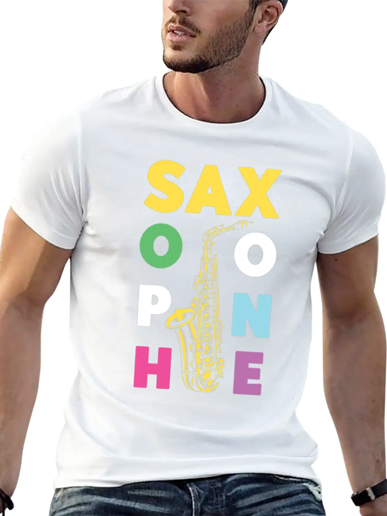 Saxophone Saxophone Unisex Casual T-Shirt – Clean Design For Daily Comfort