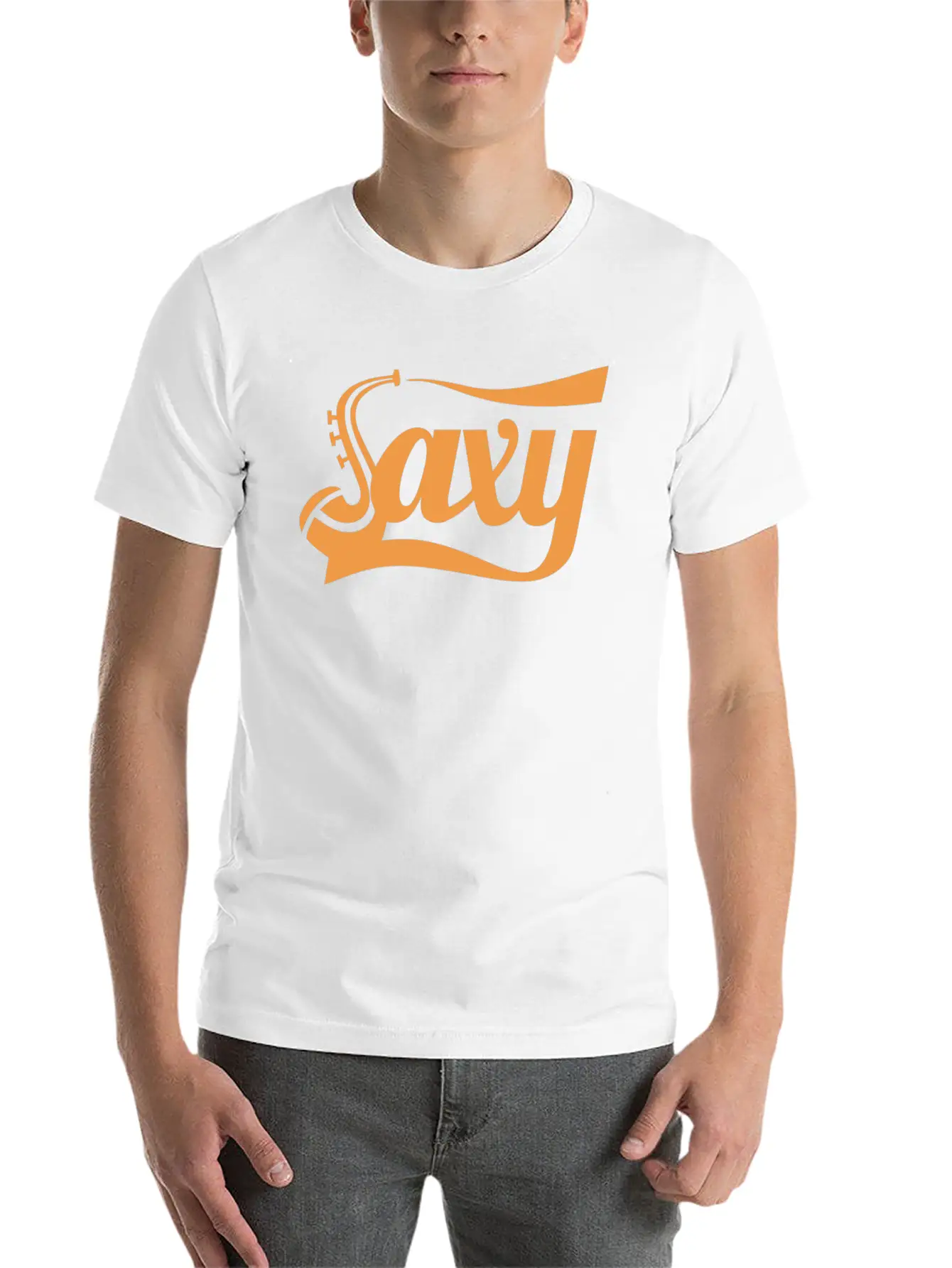 Saxophone SAXY Unisex Casual T-Shirt – Clean Design For Daily Comfort