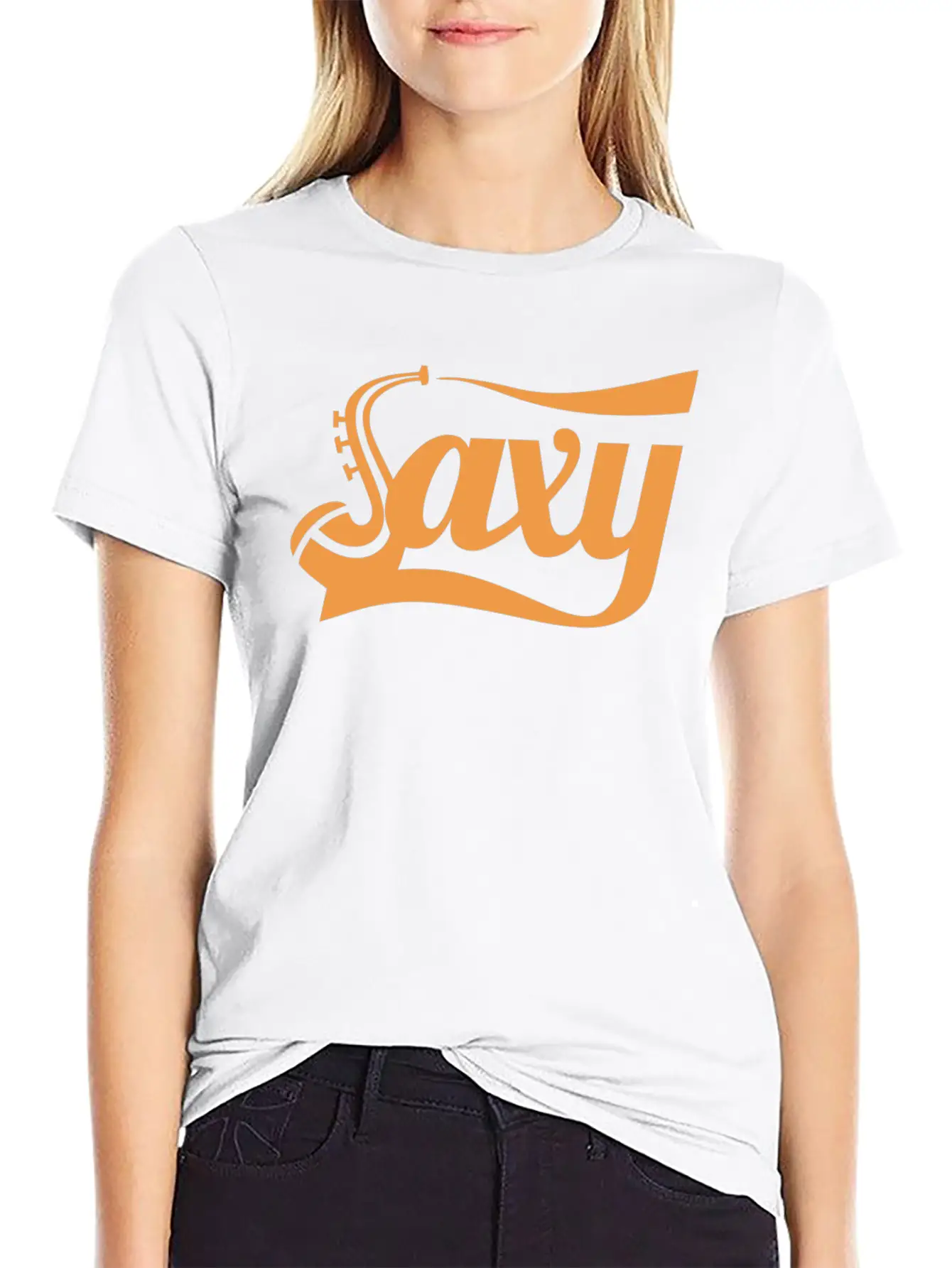 Saxophone SAXY Unisex Casual T-Shirt – Clean Design For Daily Comfort