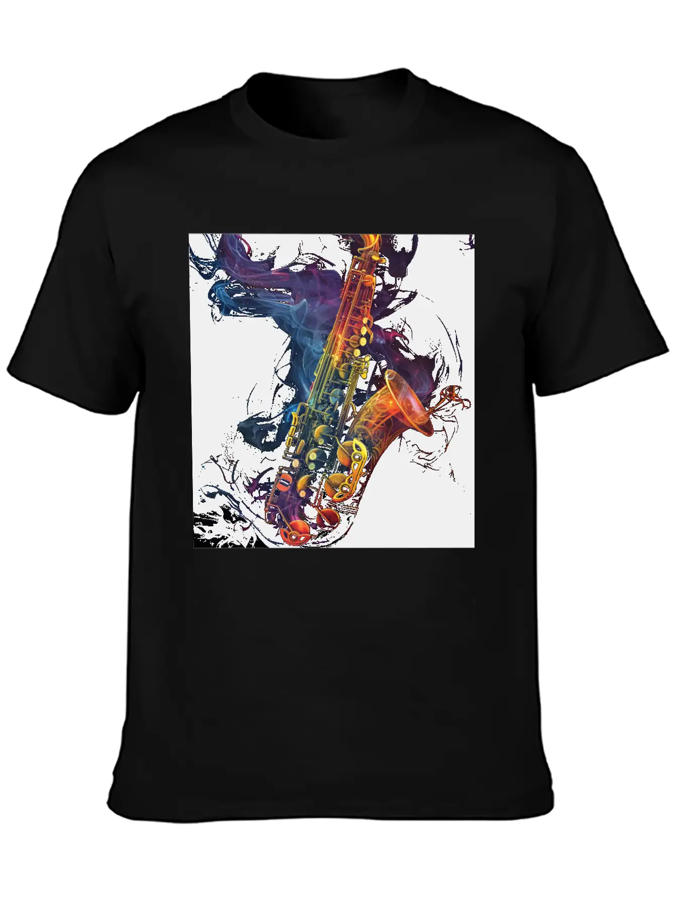 Saxophone Soft Cotton Short Sleeve Tee – Unisex Wardrobe Staple