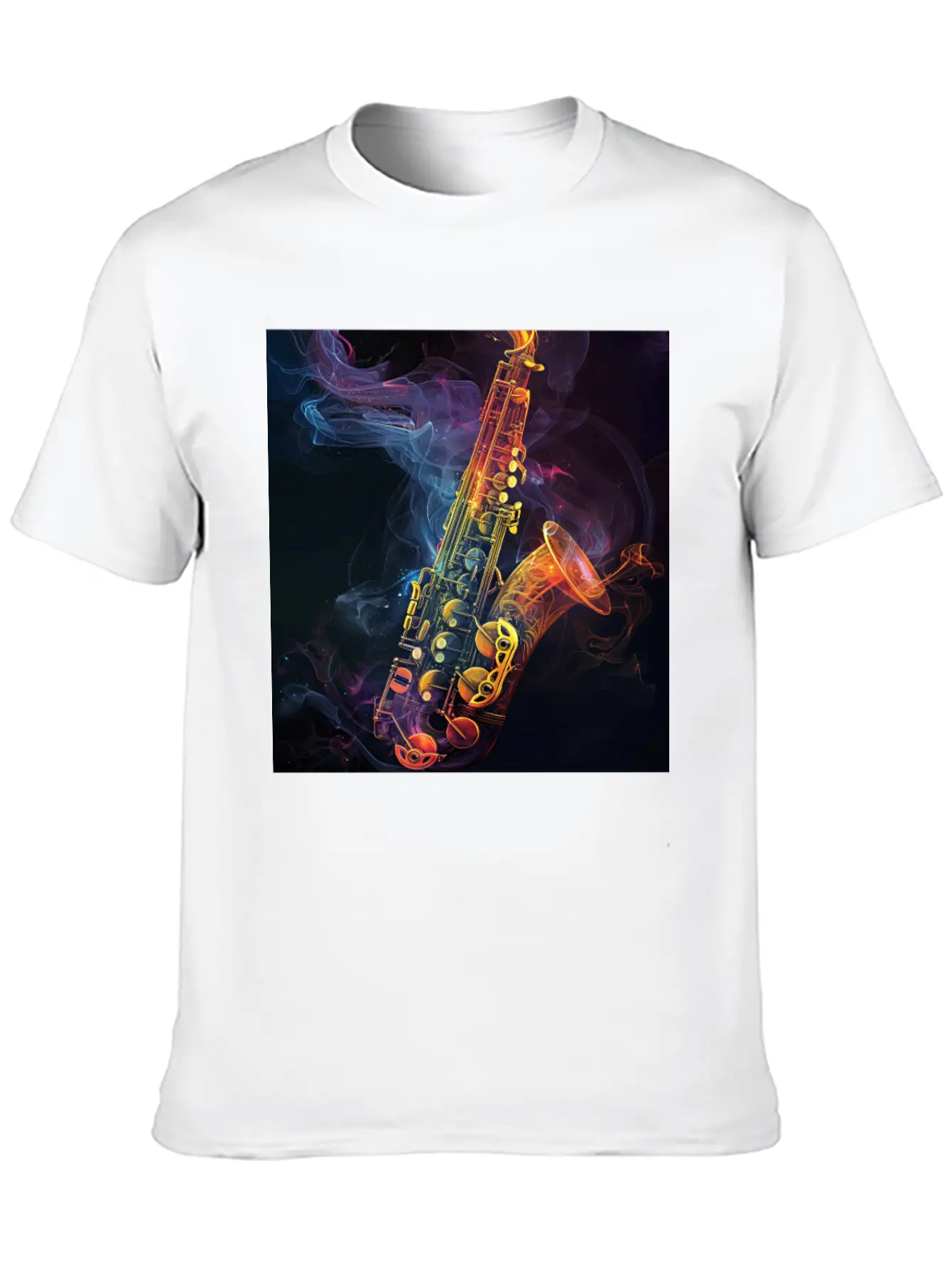 Saxophone Soft Cotton Short Sleeve Tee – Unisex Wardrobe Staple