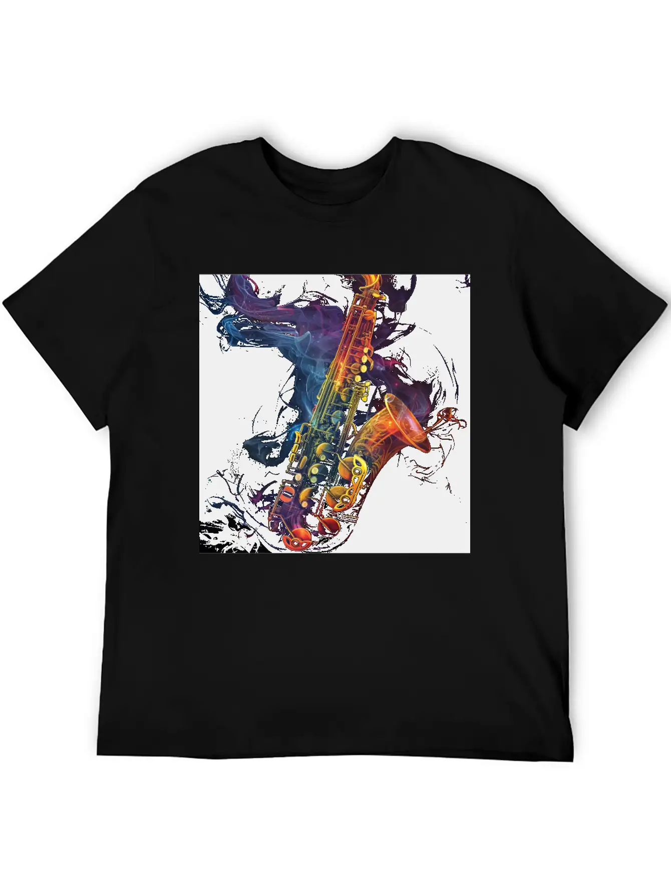 Saxophone Soft Cotton Short Sleeve Tee – Unisex Wardrobe Staple