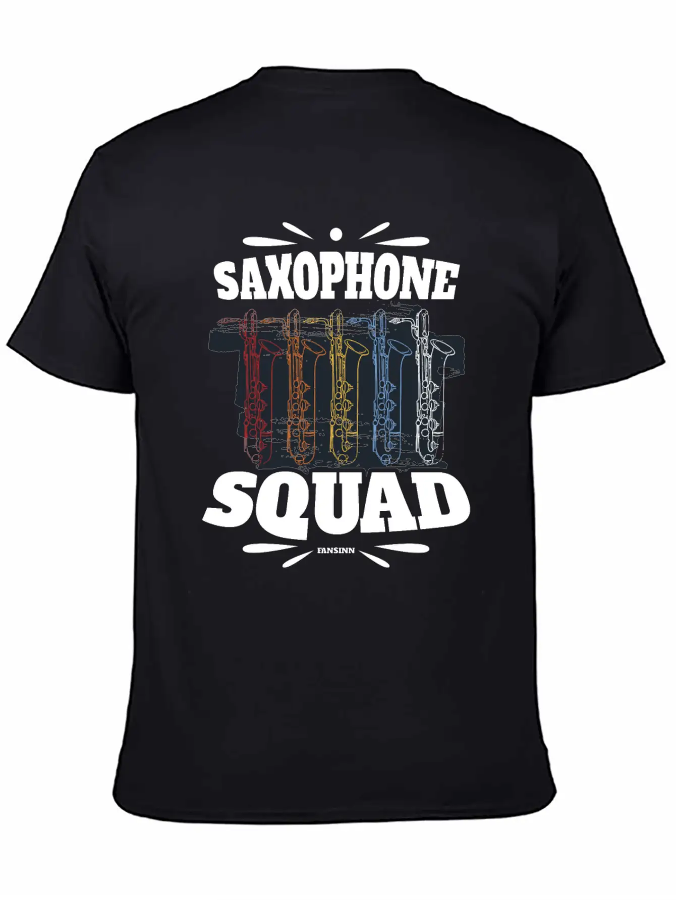 Saxophone Squad Relaxed Everyday Tee – Lightweight And Durable Cotton