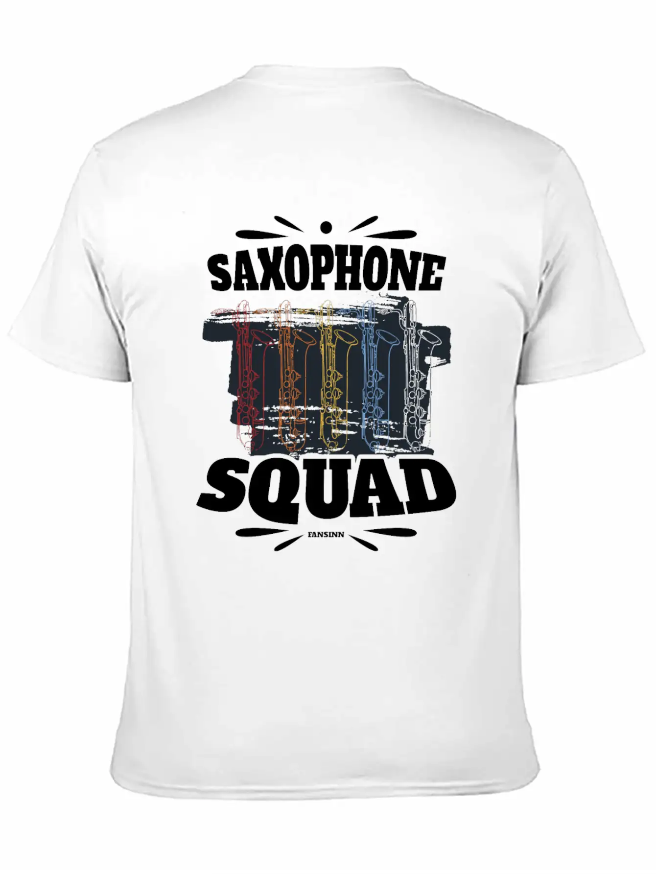 Saxophone Squad Relaxed Everyday Tee – Lightweight And Durable Cotton