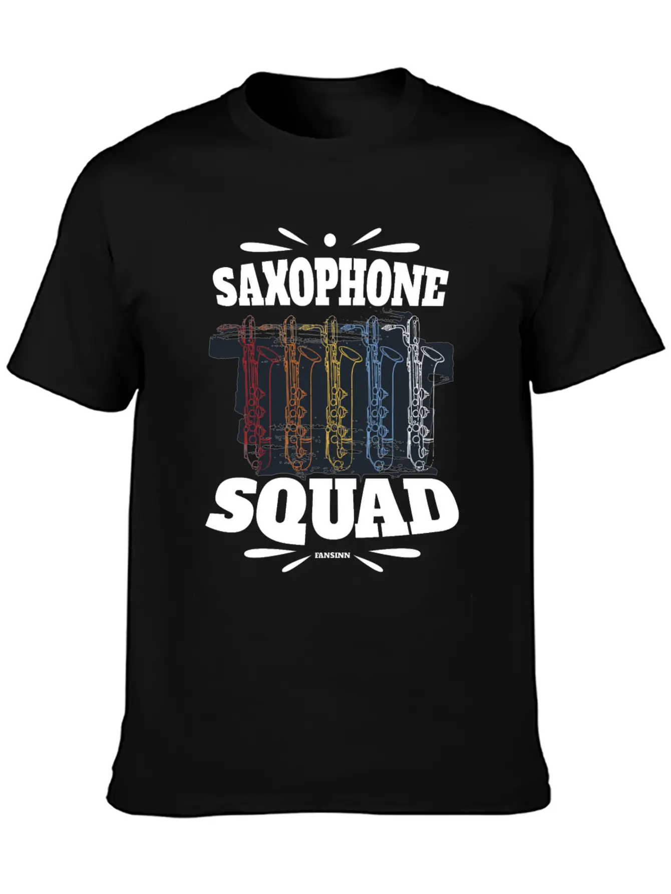 Saxophone Squad Relaxed Everyday Tee – Lightweight And Durable Cotton