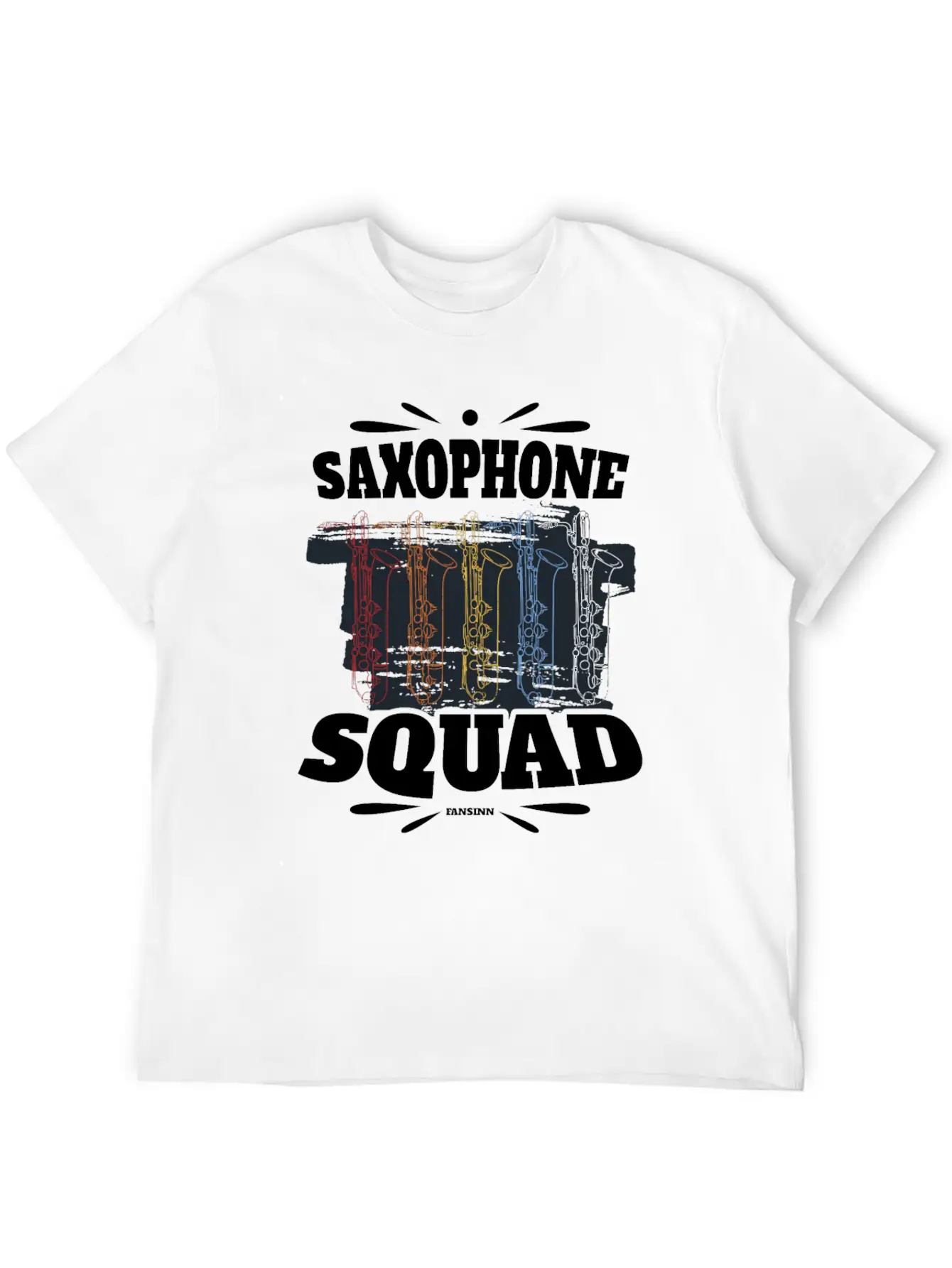 Saxophone Squad Relaxed Everyday Tee – Lightweight And Durable Cotton