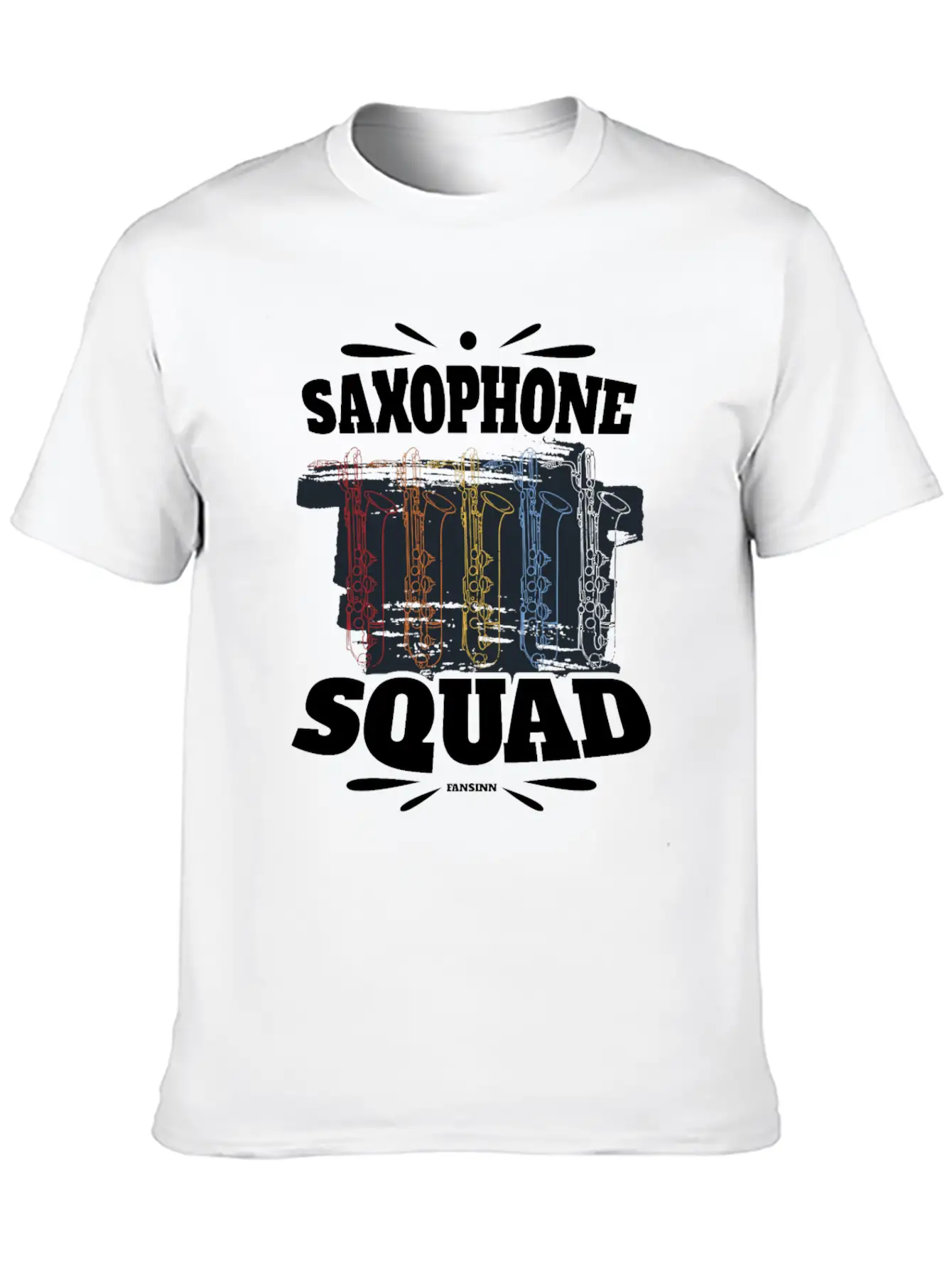Saxophone Squad Relaxed Everyday Tee – Lightweight And Durable Cotton