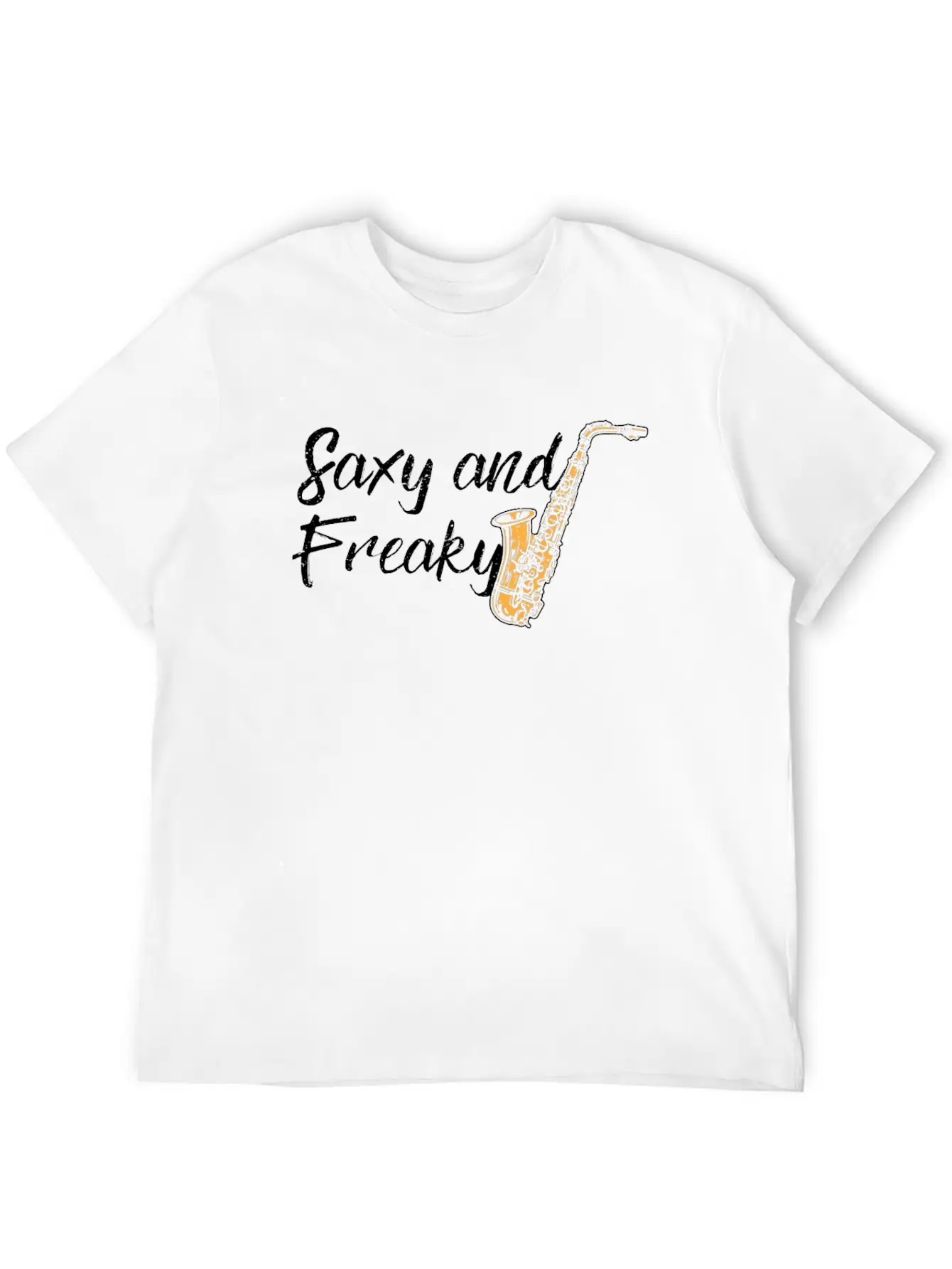 Saxophone Stylish Everyday T-Shirt – Unisex Basic Cotton Tee