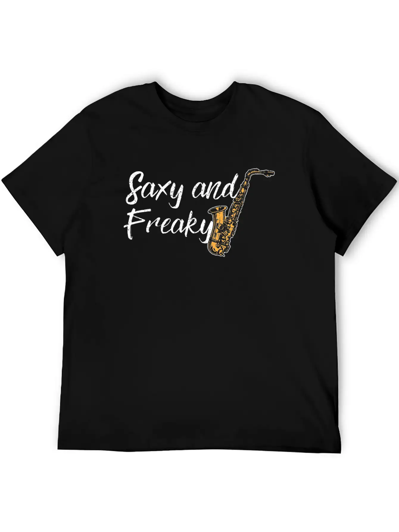Saxophone Stylish Everyday T-Shirt – Unisex Basic Cotton Tee