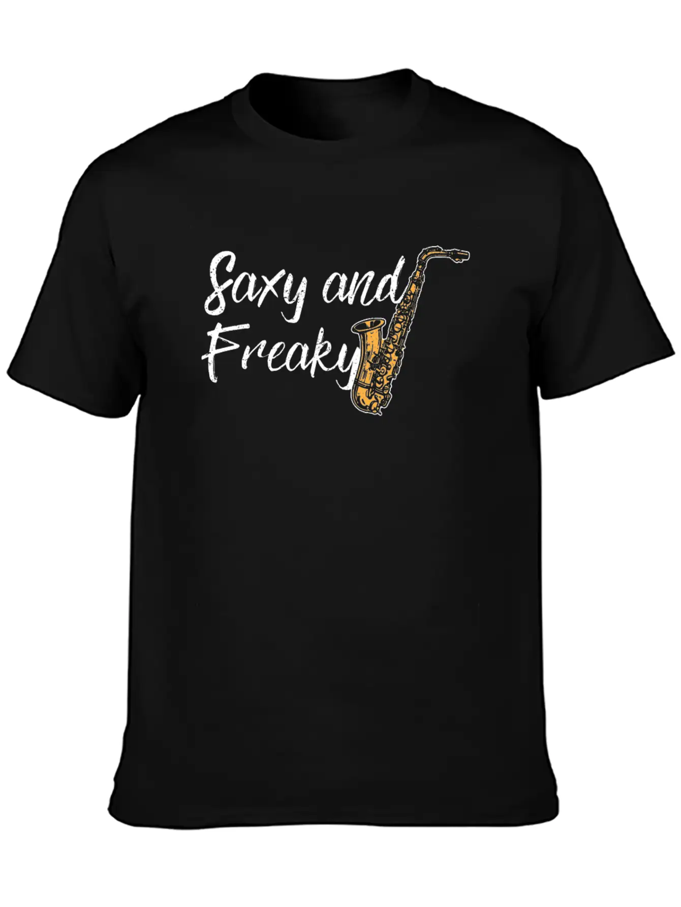 Saxophone Stylish Everyday T-Shirt – Unisex Basic Cotton Tee